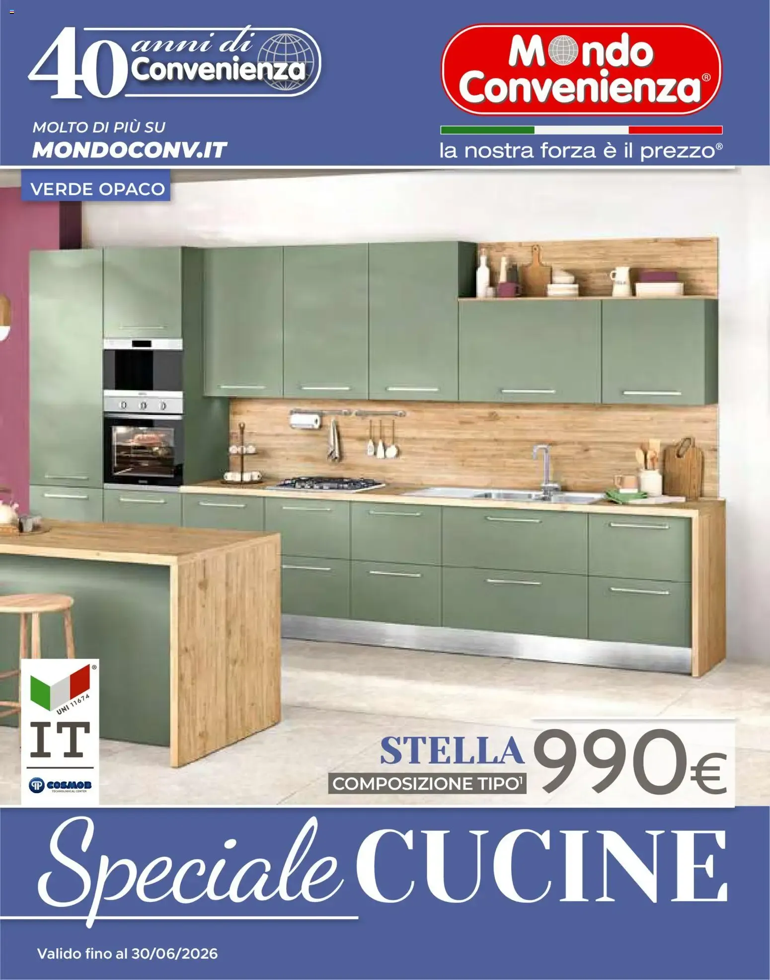 Mondo Convenienza - Speciale Cucine da 1 aprile a 30 giugno di 2026 - Pagina del volantino 1