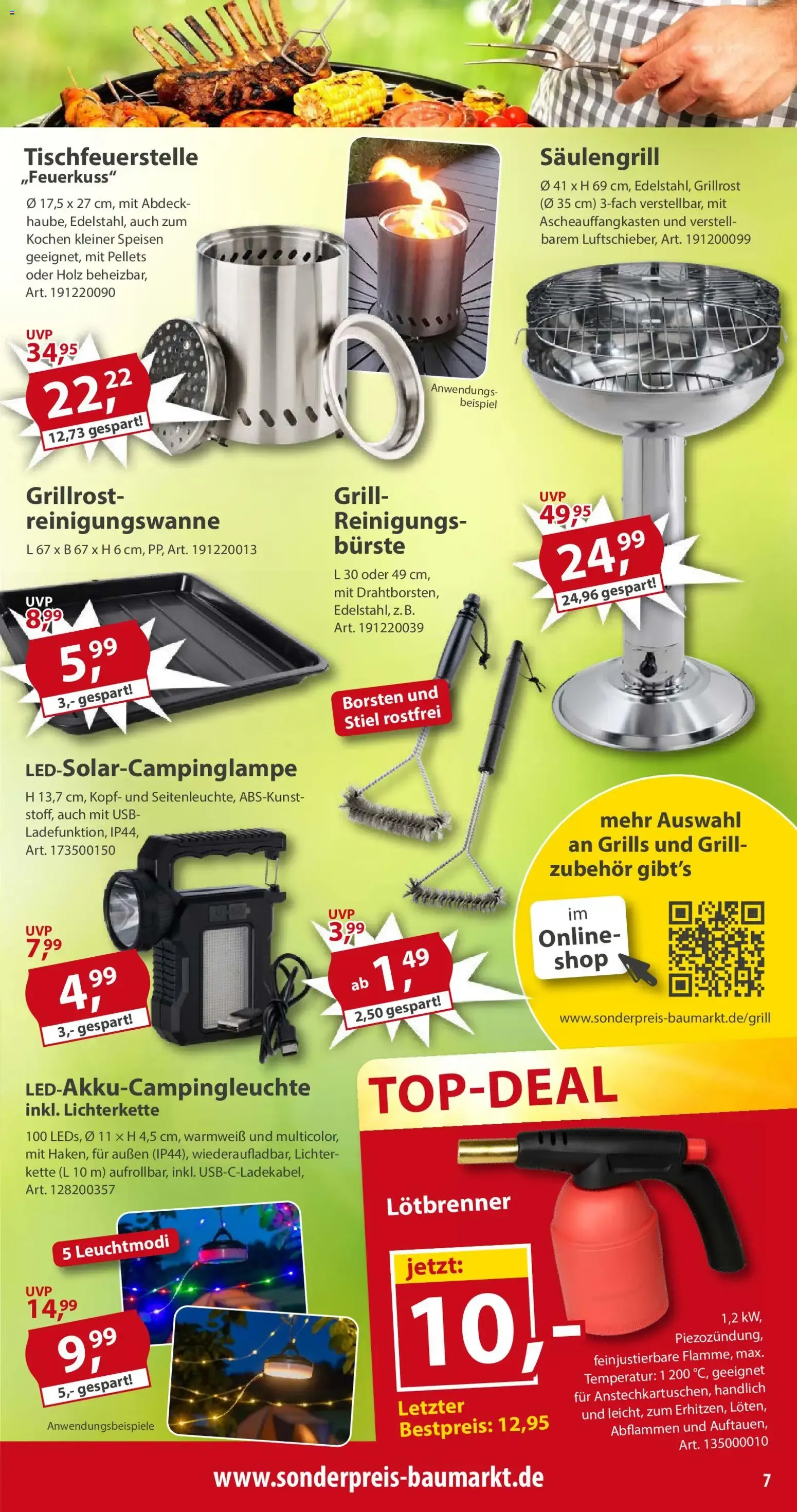 Sonderpreis Baumarkt Prospekt (ab 13.06.2026) zum Blättern von 13. Juni bis 19. Juni 2026 - Prospekt seite 7