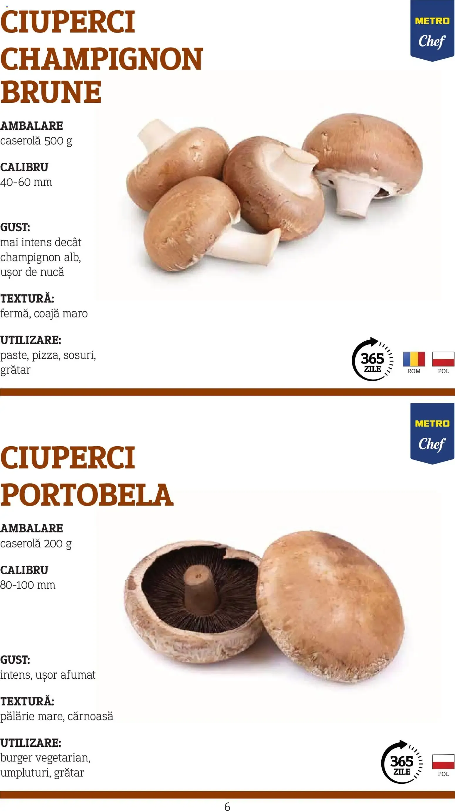 Catalog Metro catalog - Varietăți de Ciuperci - Oferta 10.11.2025 - 31.12.2026 de la 10 noiembrie până la 31 decembrie 2026 - Revista Pagina 6