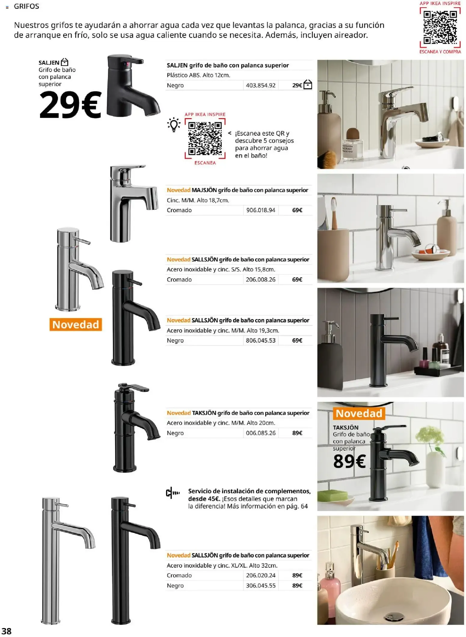 Catálogo de GUÍA DE COMPRA Muebles para el baño 1 de septiembre al 31 de enero 2027 - Página 38