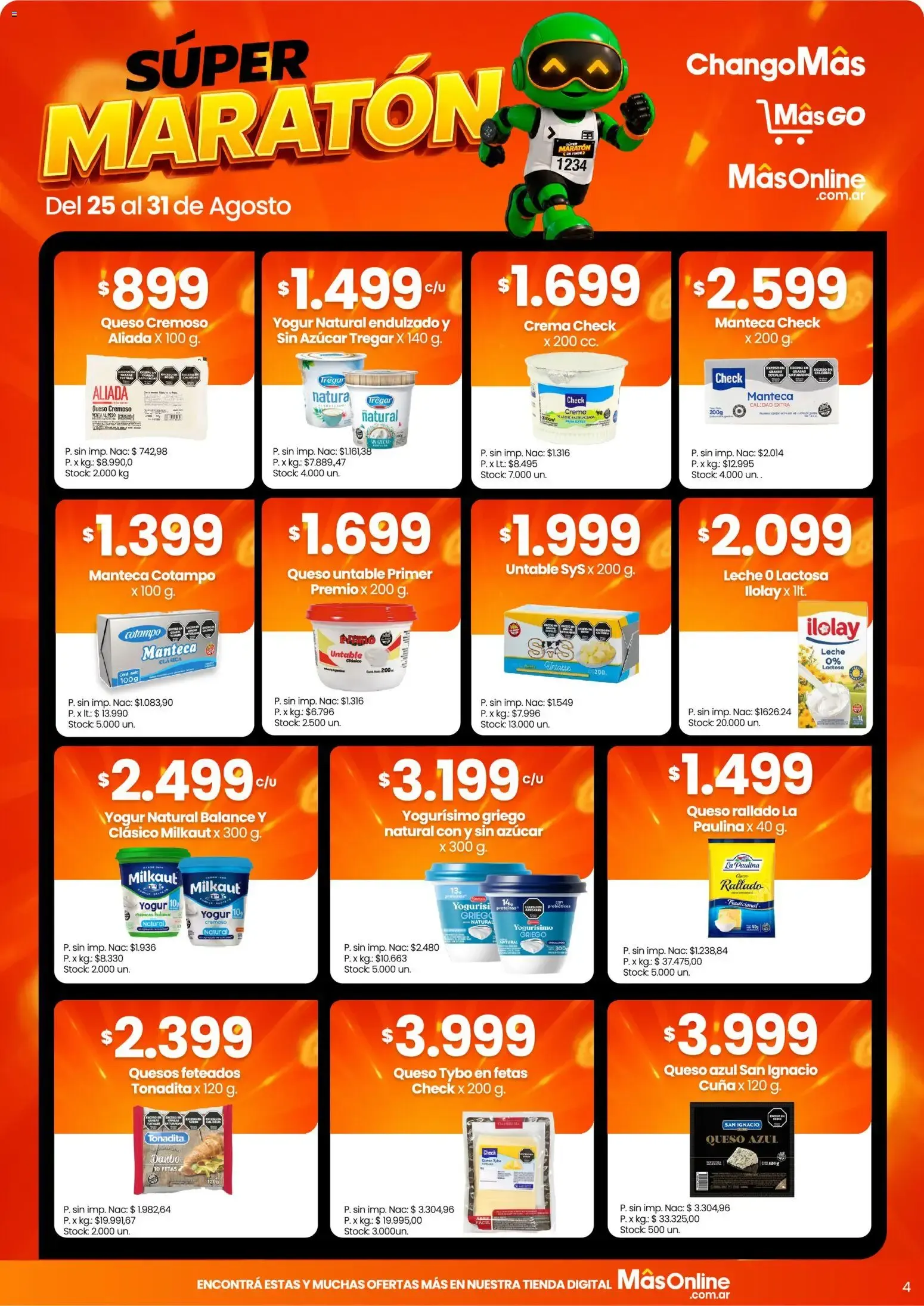 Ofertas de Changomas ofertas || del 25/08/2026 - 31/08/2026 || Catálogo 25 de agosto al 31 de agosto 2026 - Página 4 del catálogo