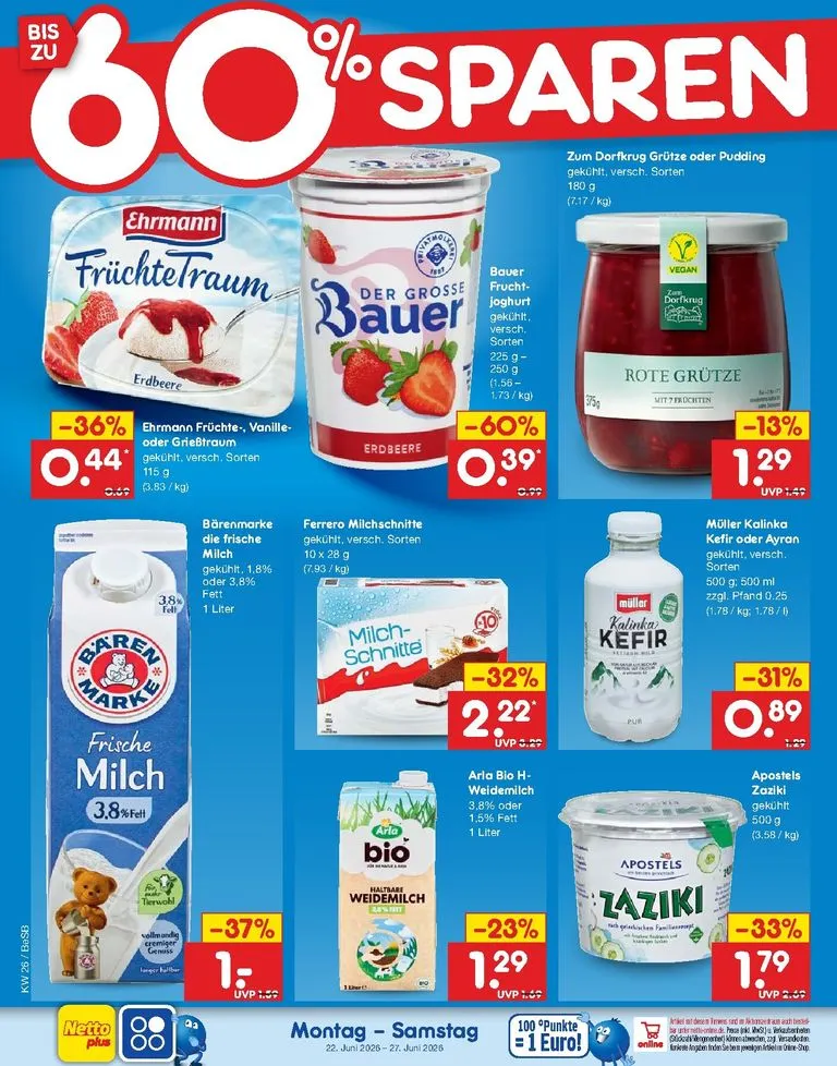 Netto Marken Discount Prospekt – von Montag 22.06.2026 bis Samstag 27.06.2026 von 22. Juni bis 27. Juni 2026 - Prospekt seite 17