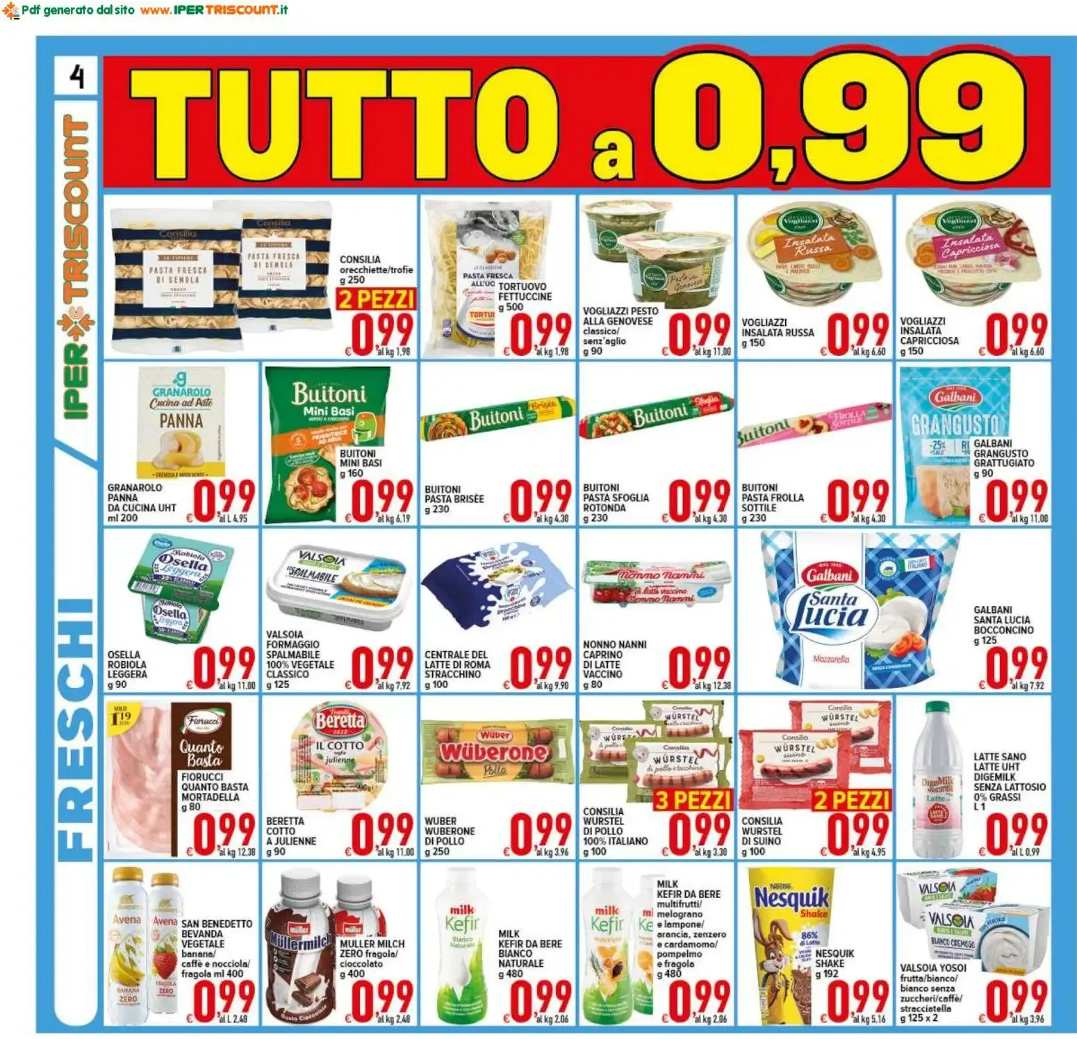 Ipertriscount volantino dal 31/07/2026 - online Offerte da 31 luglio a 11 agosto di 2026 - Pagina del volantino 4