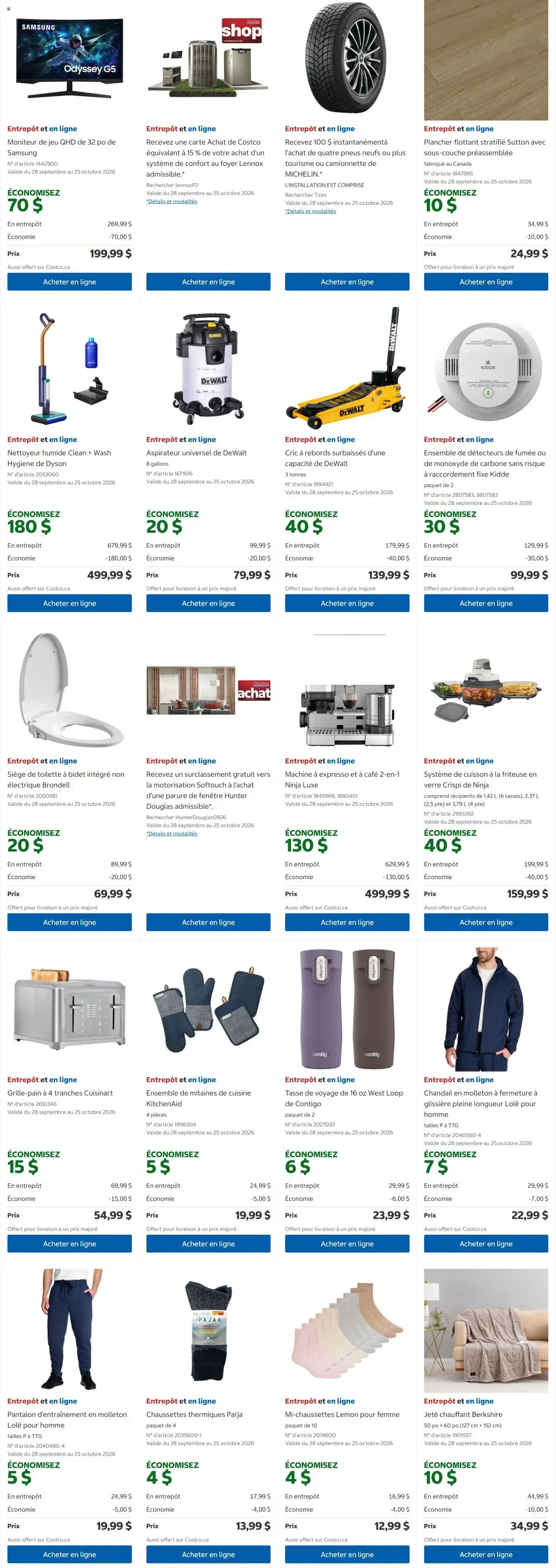 Costco circulaire from Oct 12, 2026 > weekly specials & deals from October 12 to October 25 2026 - flyer page 2