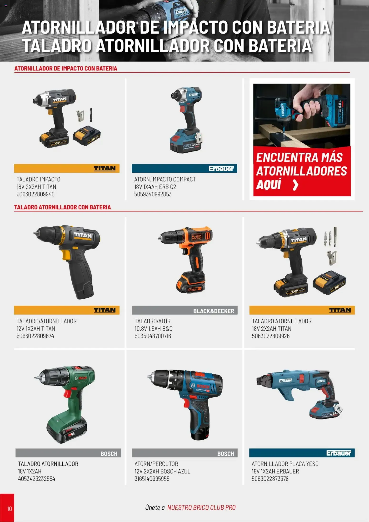 Catálogo de Brico Depôt Catalogo de Herramientas 07/10/2026 - 31/12/2027 7 de octubre al 31 de diciembre 2027 - Página 10