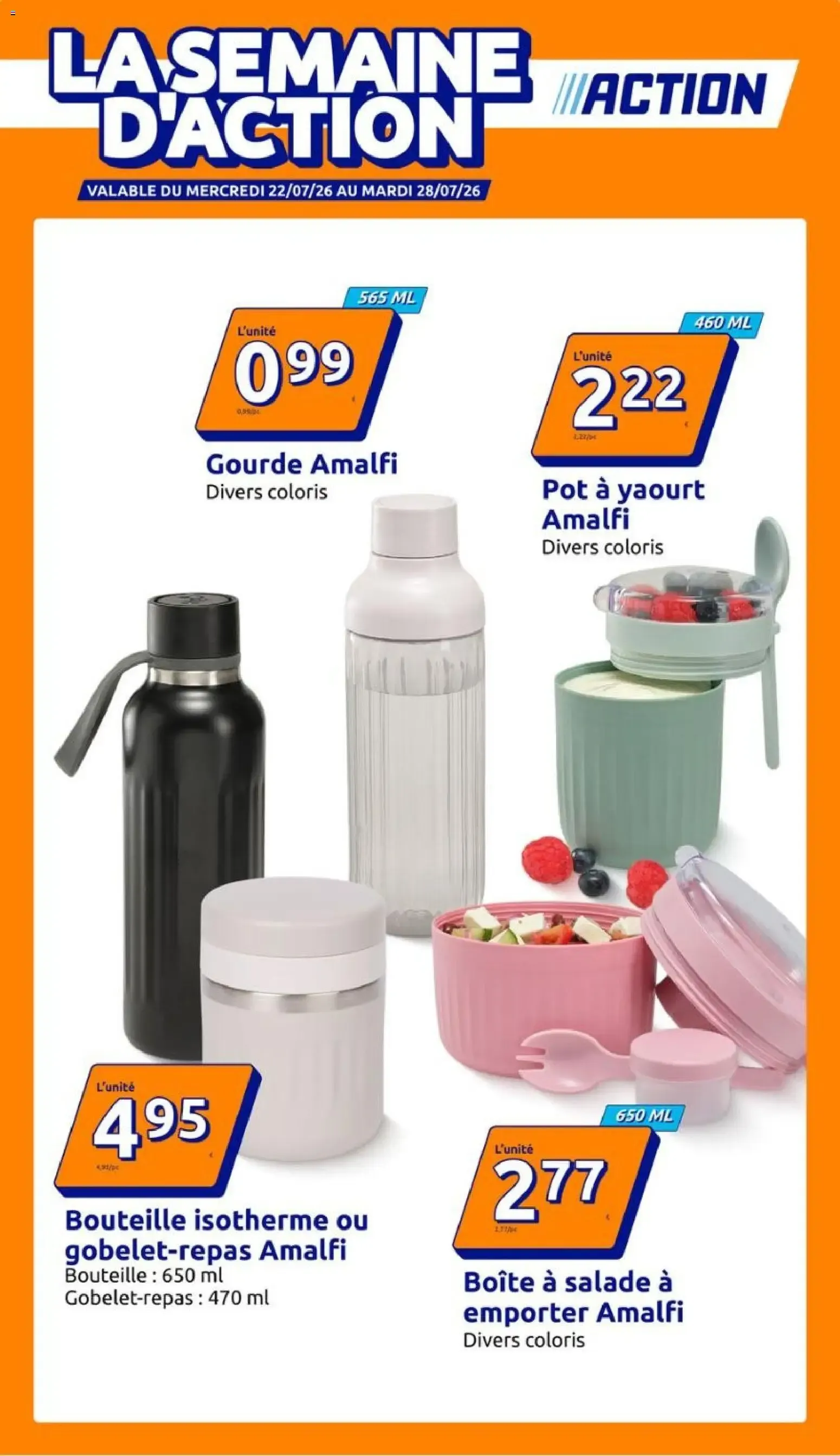 La Semaine d'Action du 22 juillet au 28 juillet 2026 - Catalogue page 1