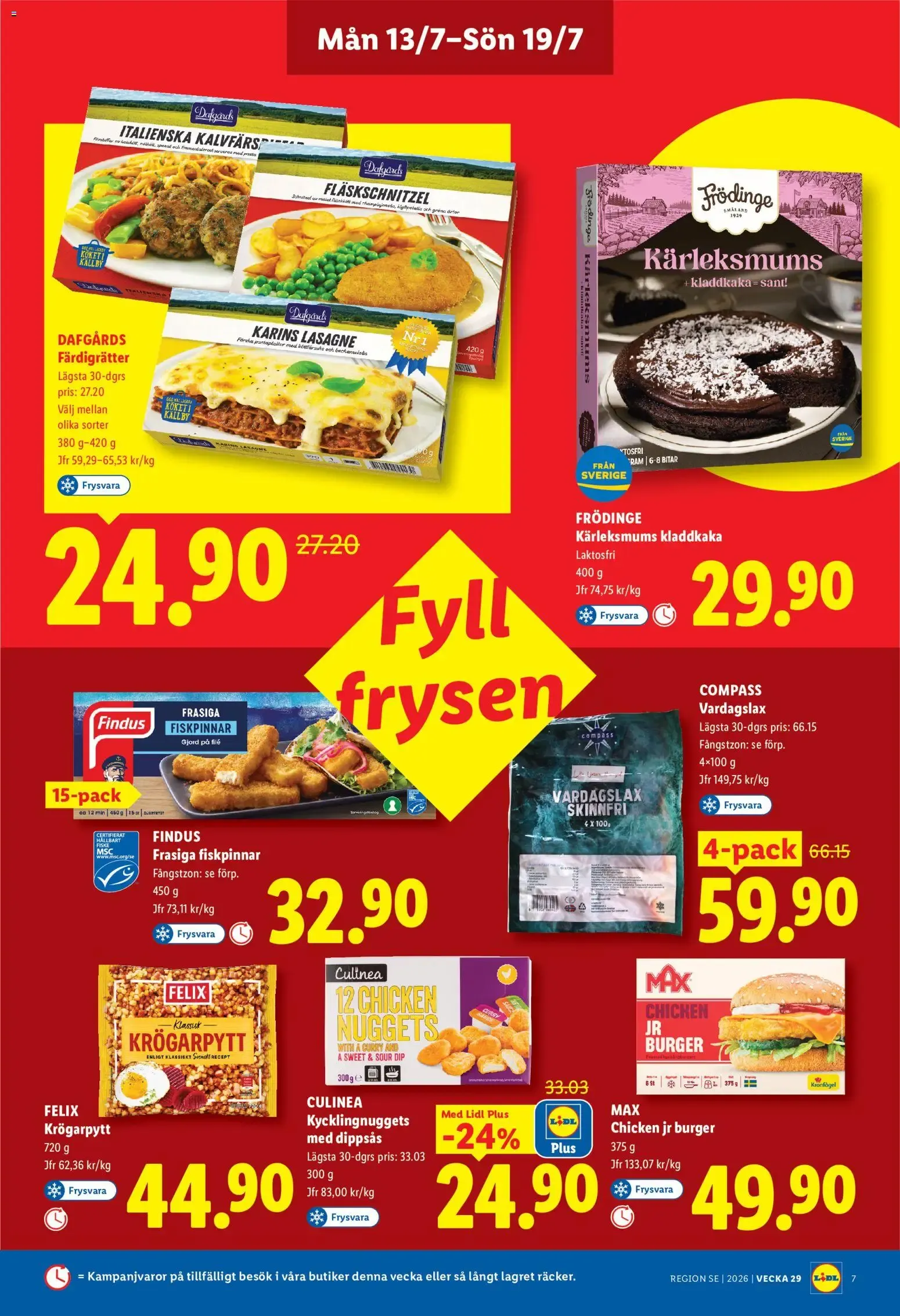 Lidl erbjudanden från 13/07/2026 - 19/07/2026 > Reklamblad nuvarande rabatter från 13 juli till 19 juli 2026 - Reklamblad sidor 7