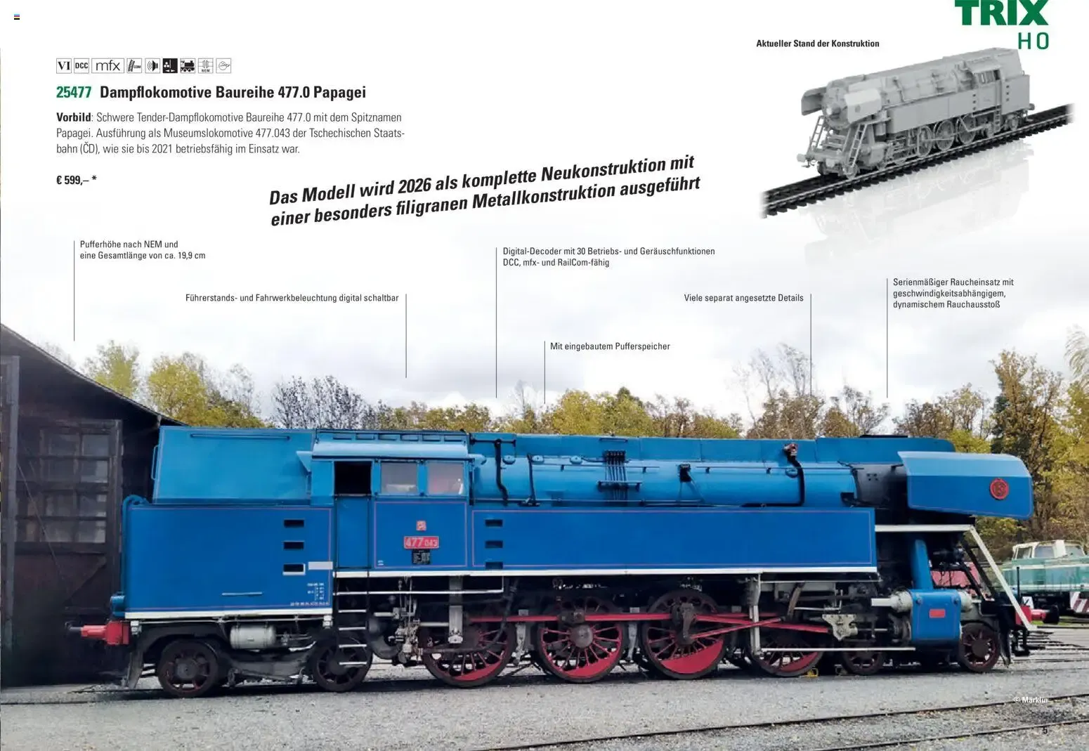 Trix H0 Neuheiten 2026 von 1. Januar bis 31. Dezember 2026 - Prospekt seite 7