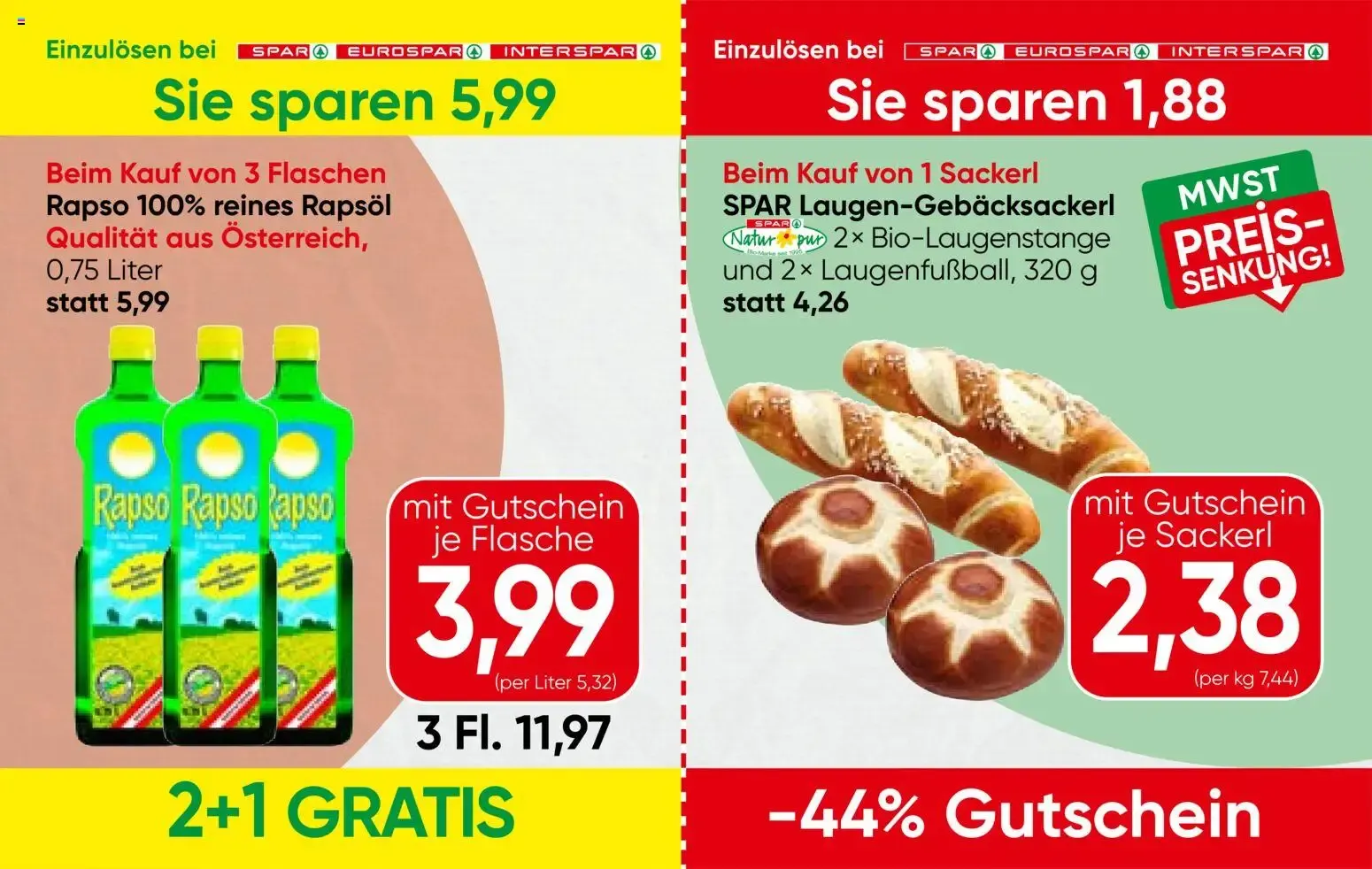 Spar Gutscheinheft (03.09.2026) - Angebote und Prospekt von 3. September bis 23. September 2026 - Flugblätt seite  6