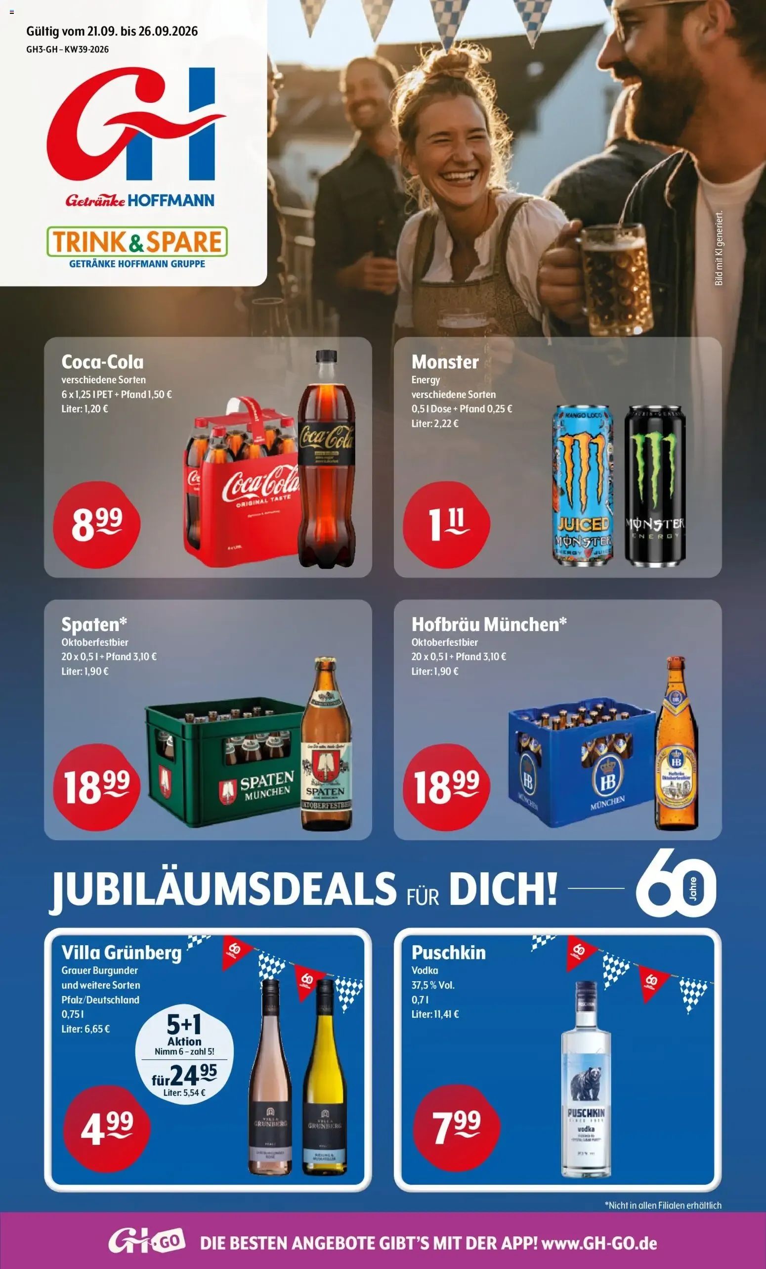 Trink und Spare Prospekt (ab 21.09.2026) zum Blättern