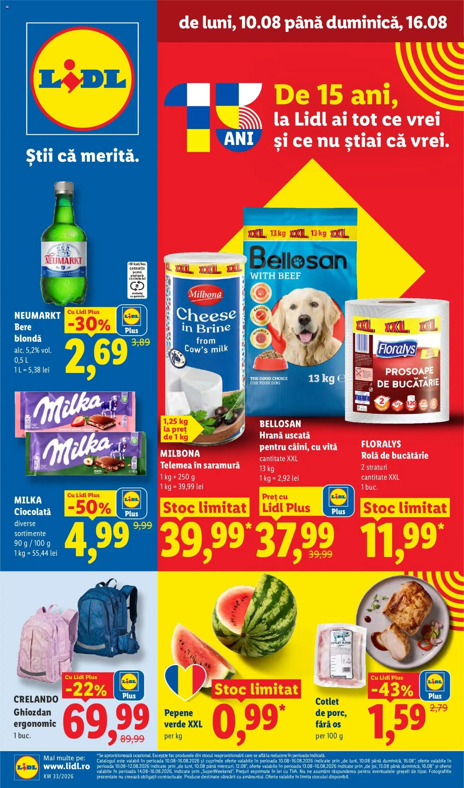Catalog Catalog LIDL 10.08.2026 - Oferta și Revista online de la 10 august până la 16 august 2026 - Revista Pagina 1