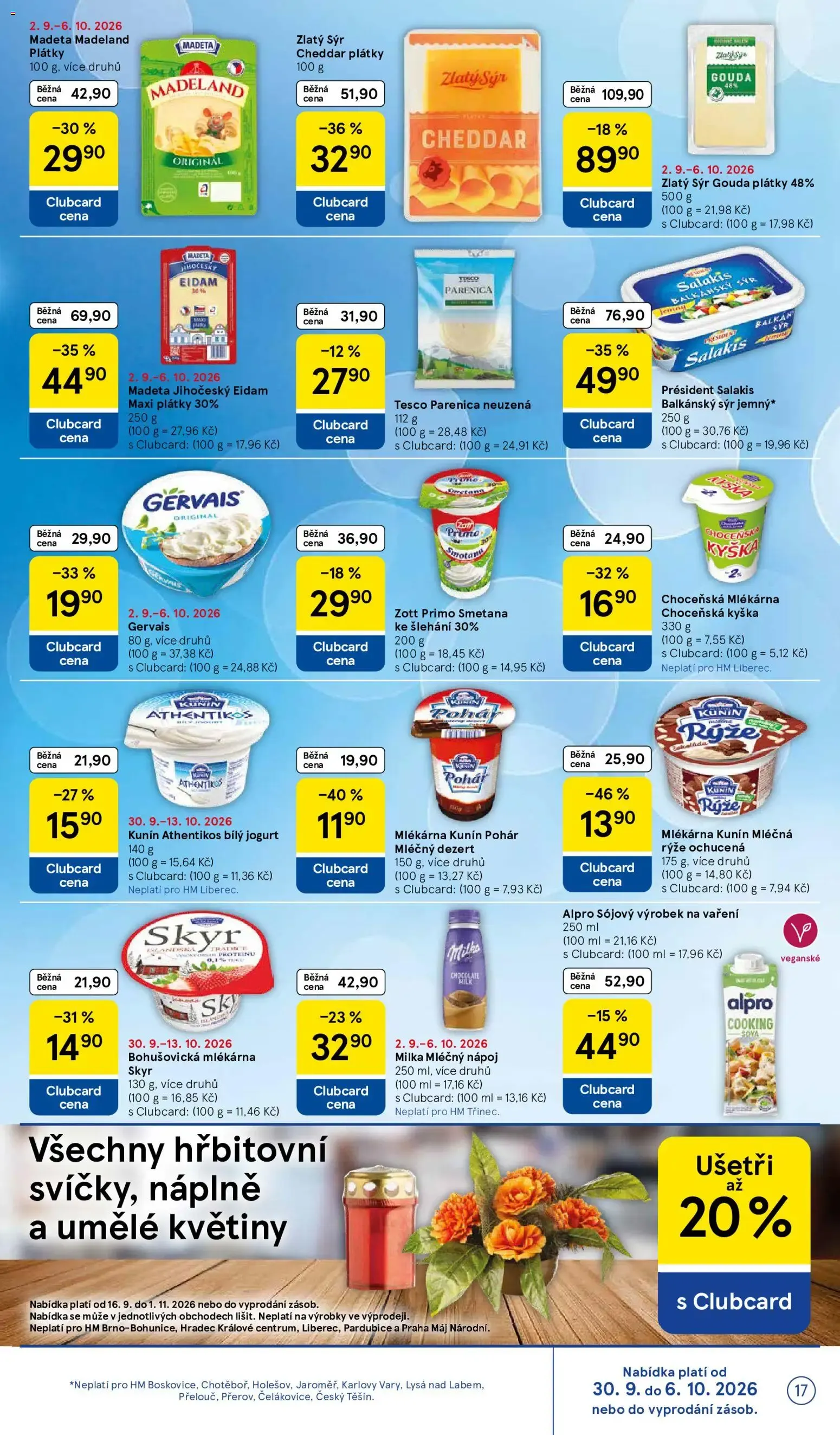 Tesco leták na tento + příští týden 30.09.2026 - 30. září 6. října 2026 - Page 17