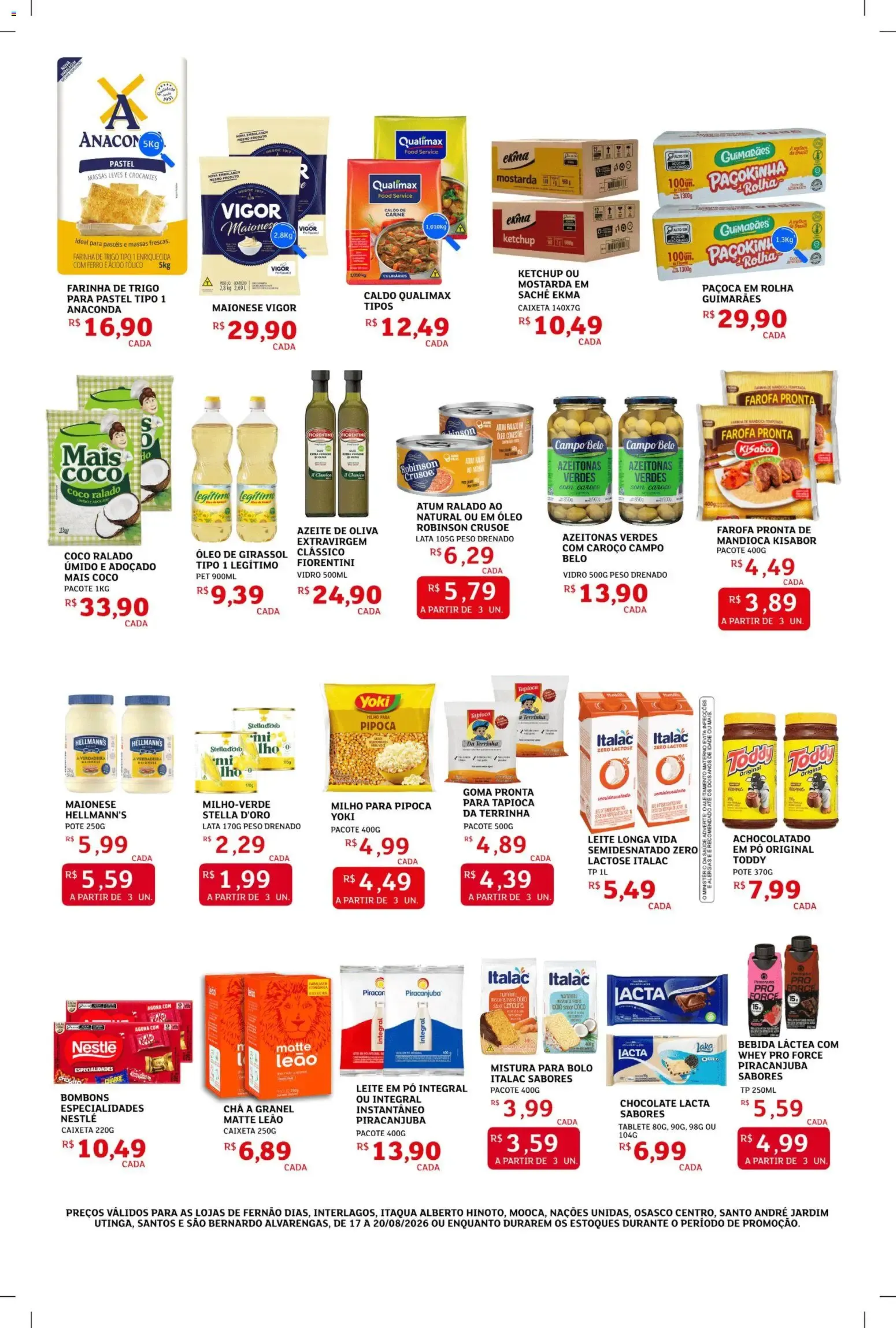 Encarte de Assaí Atacadista ofertas de 17/08/2026 | Promoções Online 17 de agosto até 20 de agosto 2026 - Pagina 1