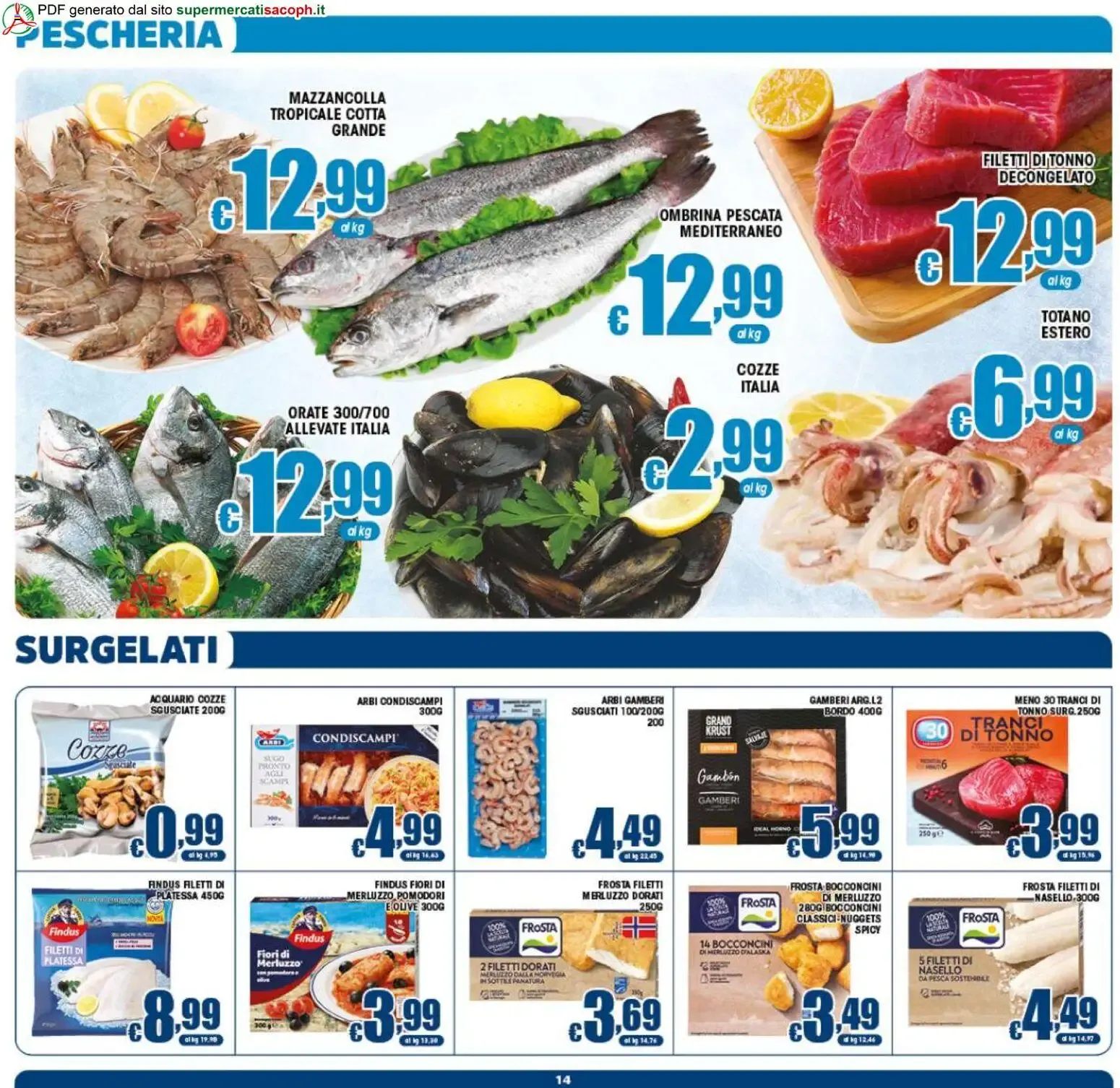 Sacoph volantino dal 10/06/2026 - online Offerte da 10 giugno a 18 giugno di 2026 - Pagina del volantino 14
