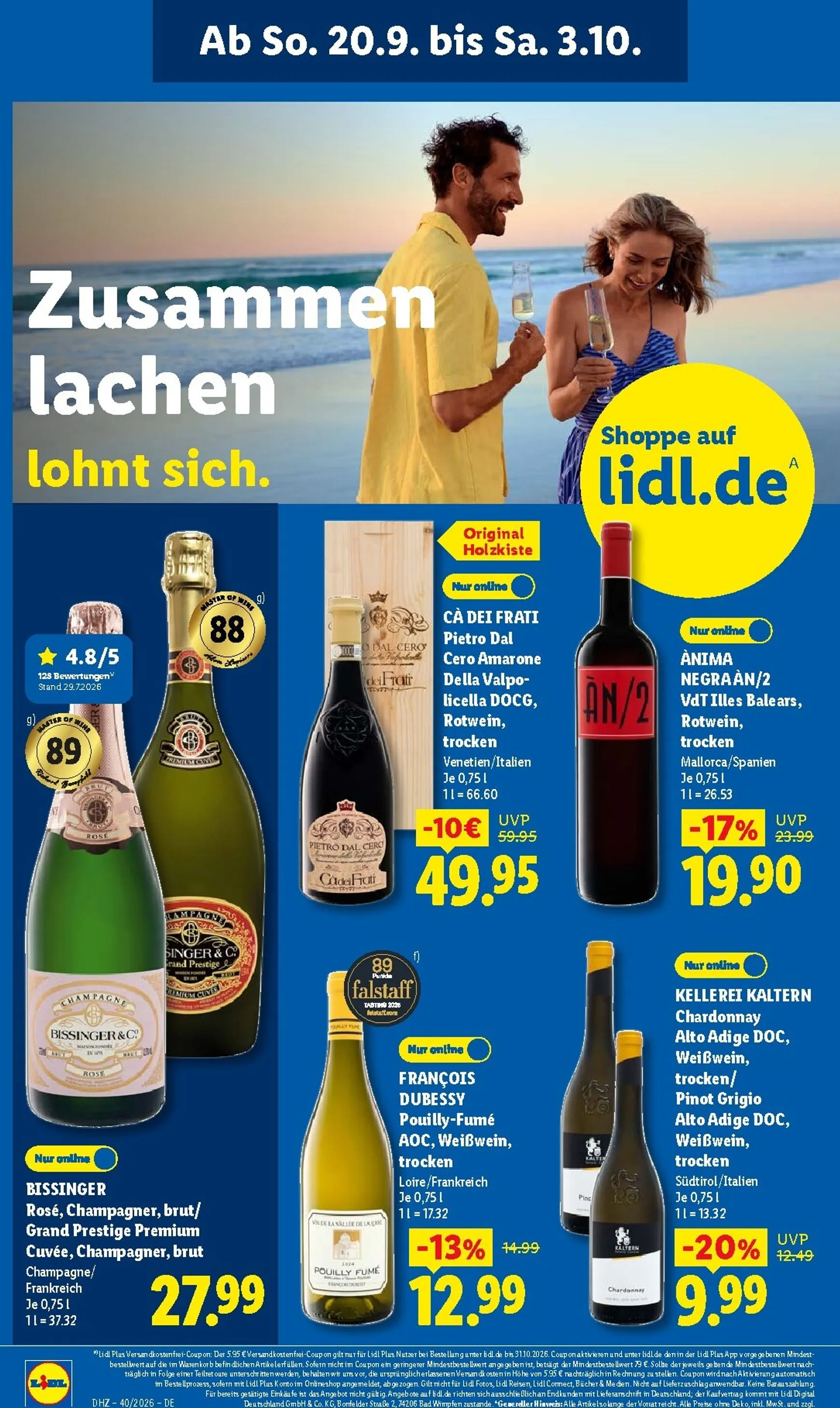 Zum 10. Mal Frischekönig von 28. September bis 2. Oktober 2026 - Prospekt seite 23