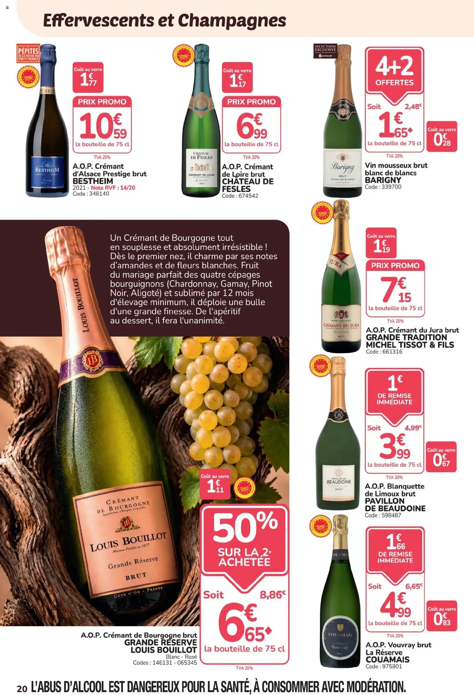 Promocash Foire aux vins à partir du 10/09/2026 - promo en ligne du 10 septembre au 10 octobre 2026 - Catalogue page 20