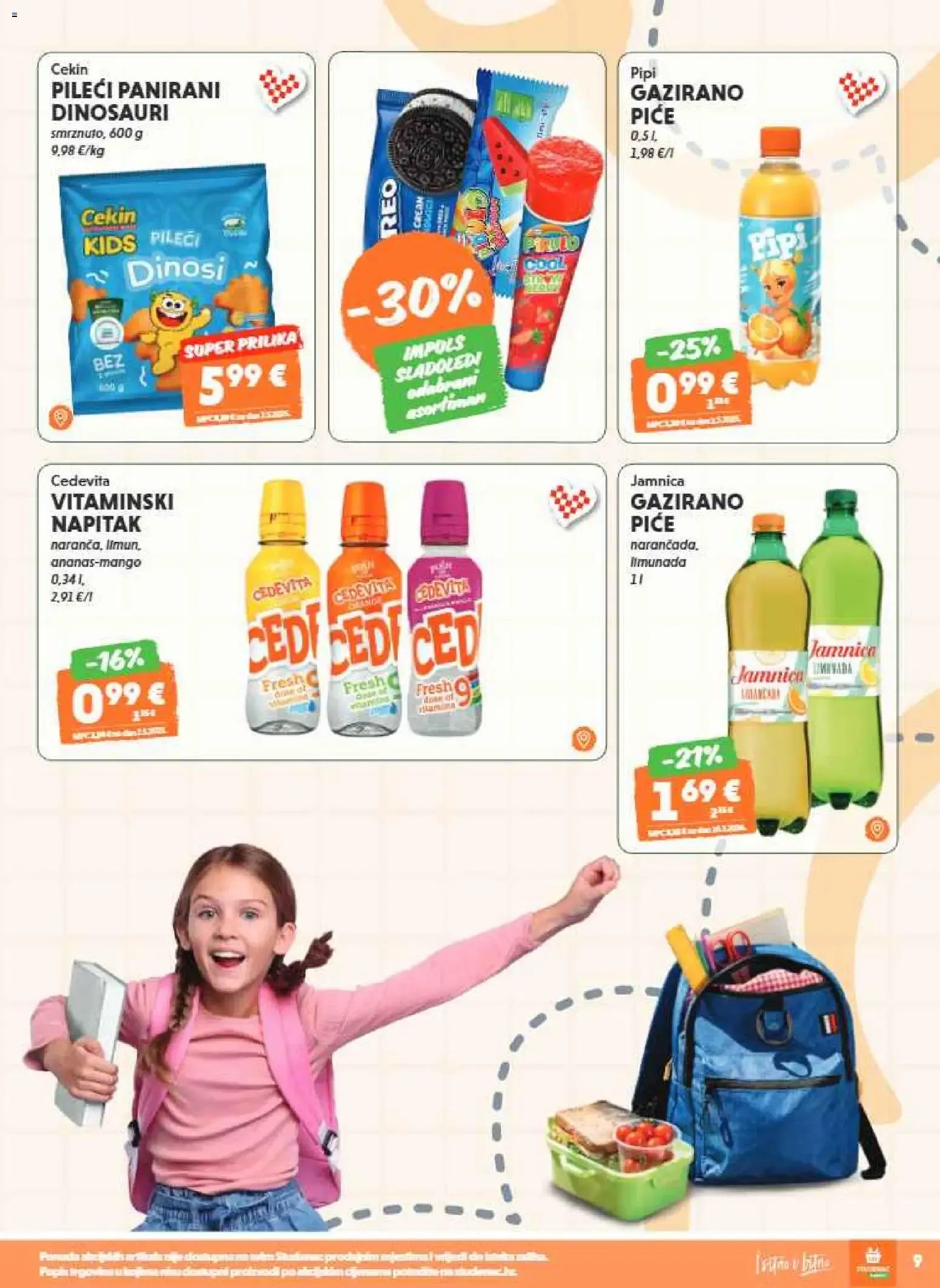 Katalog Studenac Market - Tjedna Akcija: Za tebe sitno, za njih bitno. od 16. rujna do 22. rujna 2026. - Pregled Stranica 9