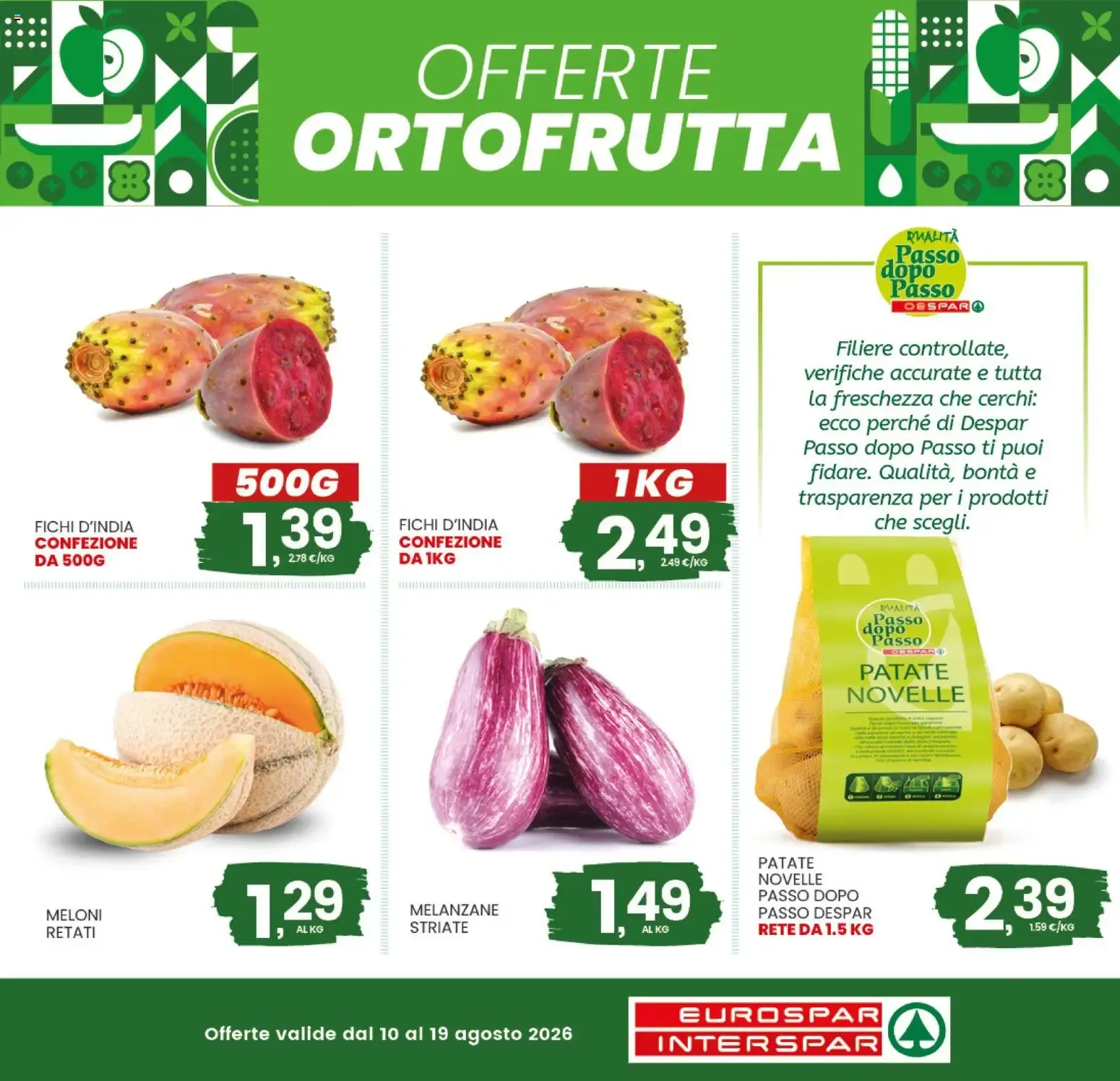 Nuovo Eurospar volantino Ortofrutta - Pescheria dal 10/08/2026 > offerte anteprima 🛍️ da 10 agosto a 19 agosto di 2026 - Pagina del volantino 2