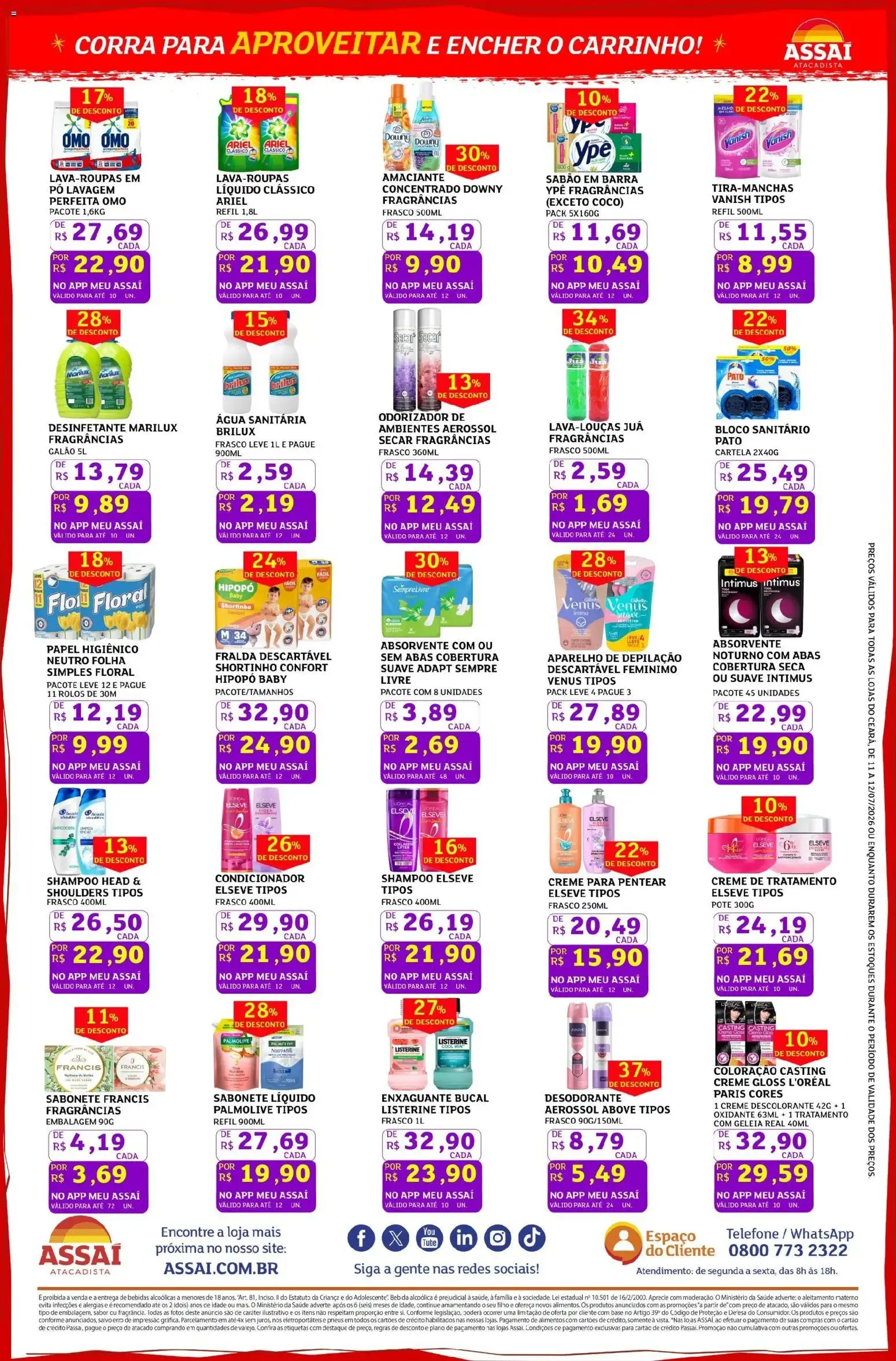 Encarte de Assaí Atacadista ofertas - CE de 11/07/2026 | Promoções Online 11 de julho até 12 de julho 2026 - Pagina 4