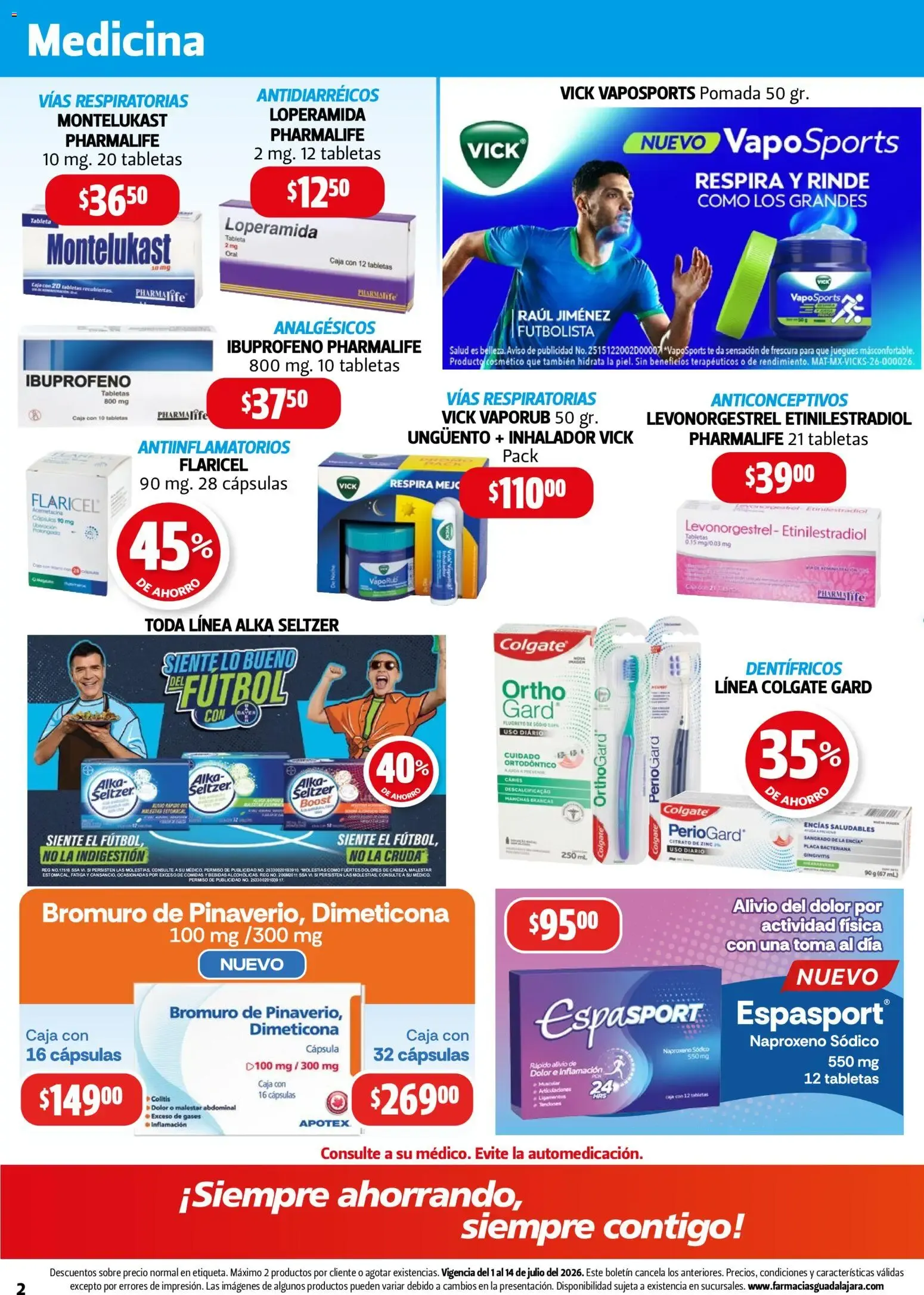 Catálogo de Farmacia Guadalajara catálogo (01/07/2026 - 14/07/2026) - catálogo en línea 1 de julio al 14 de julio 2026 - Pagina 2