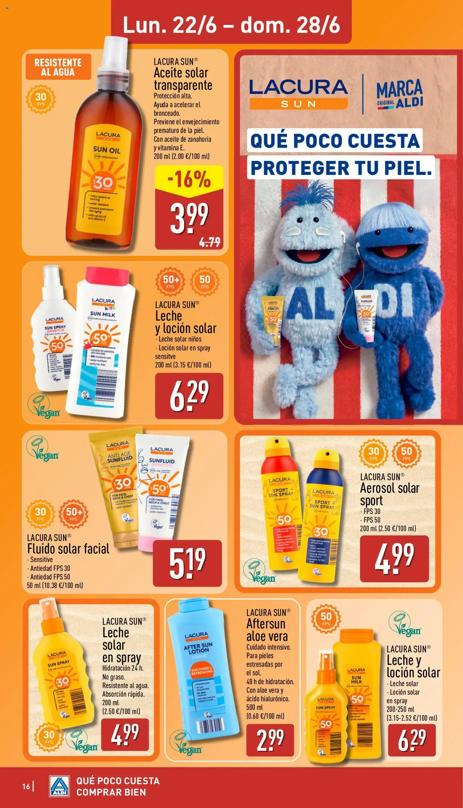 Catálogo de Aldi: Un Baño de Sabor al Mejor Precio 22 de junio al 28 de junio 2026 - Página 16