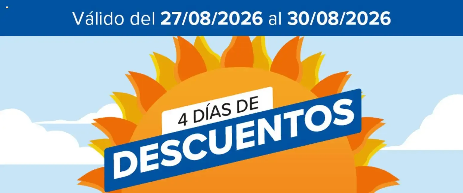 4 Días de Descuentos