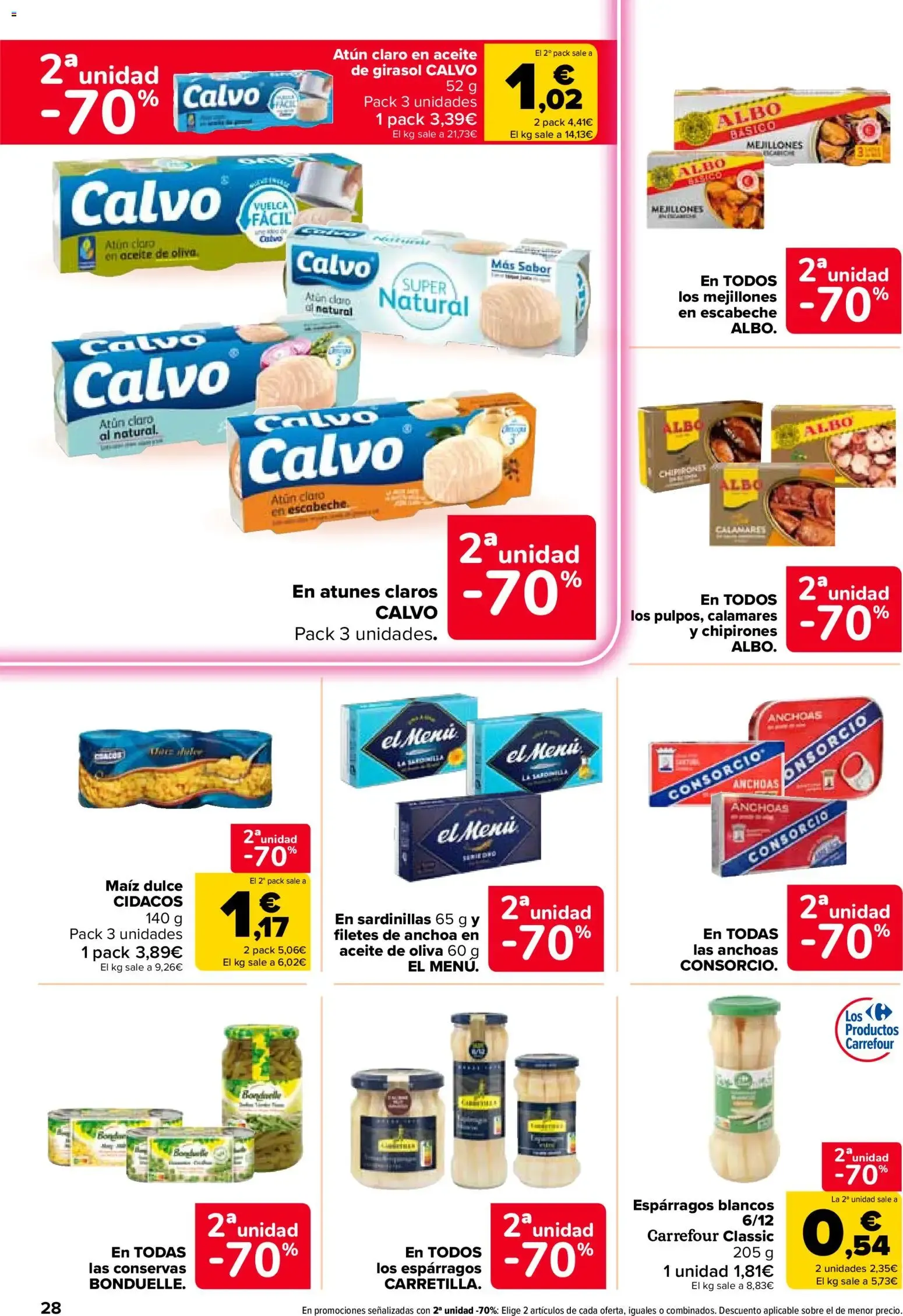 Catálogo de Carrefour: 2ª Unidad al -70% 28 de julio al 10 de agosto 2026 - Página 30