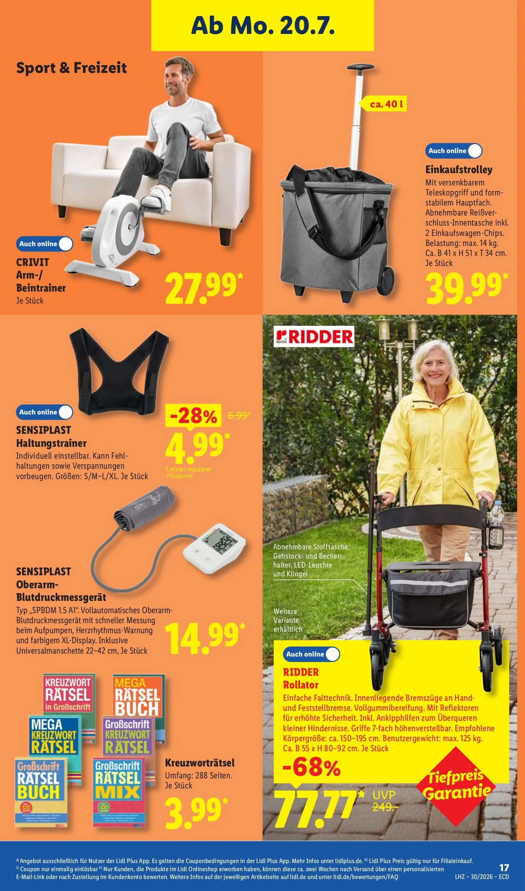 Lidl: Sparen beim Preisführer von 20. Juli bis 25. Juli 2026 - Prospekt seite 42