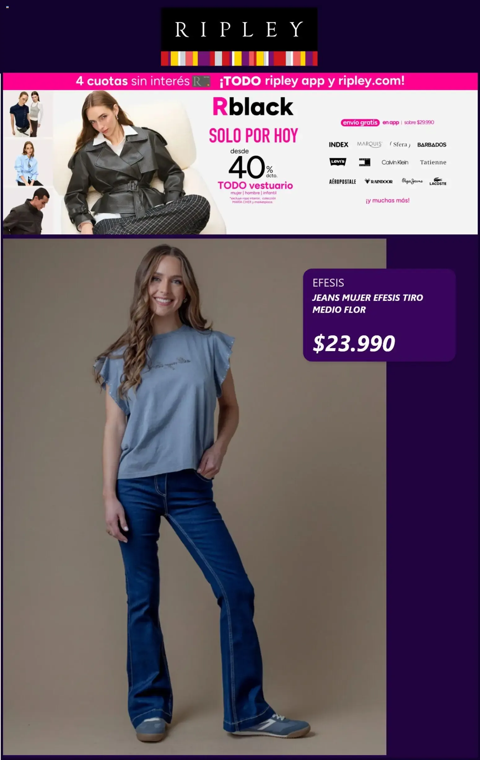 Catálogo de Ripley: Solo por hoy, 40% dcto. en Hogar y Vestuario 2 de agosto al 17 de agosto 2026 - Página 4