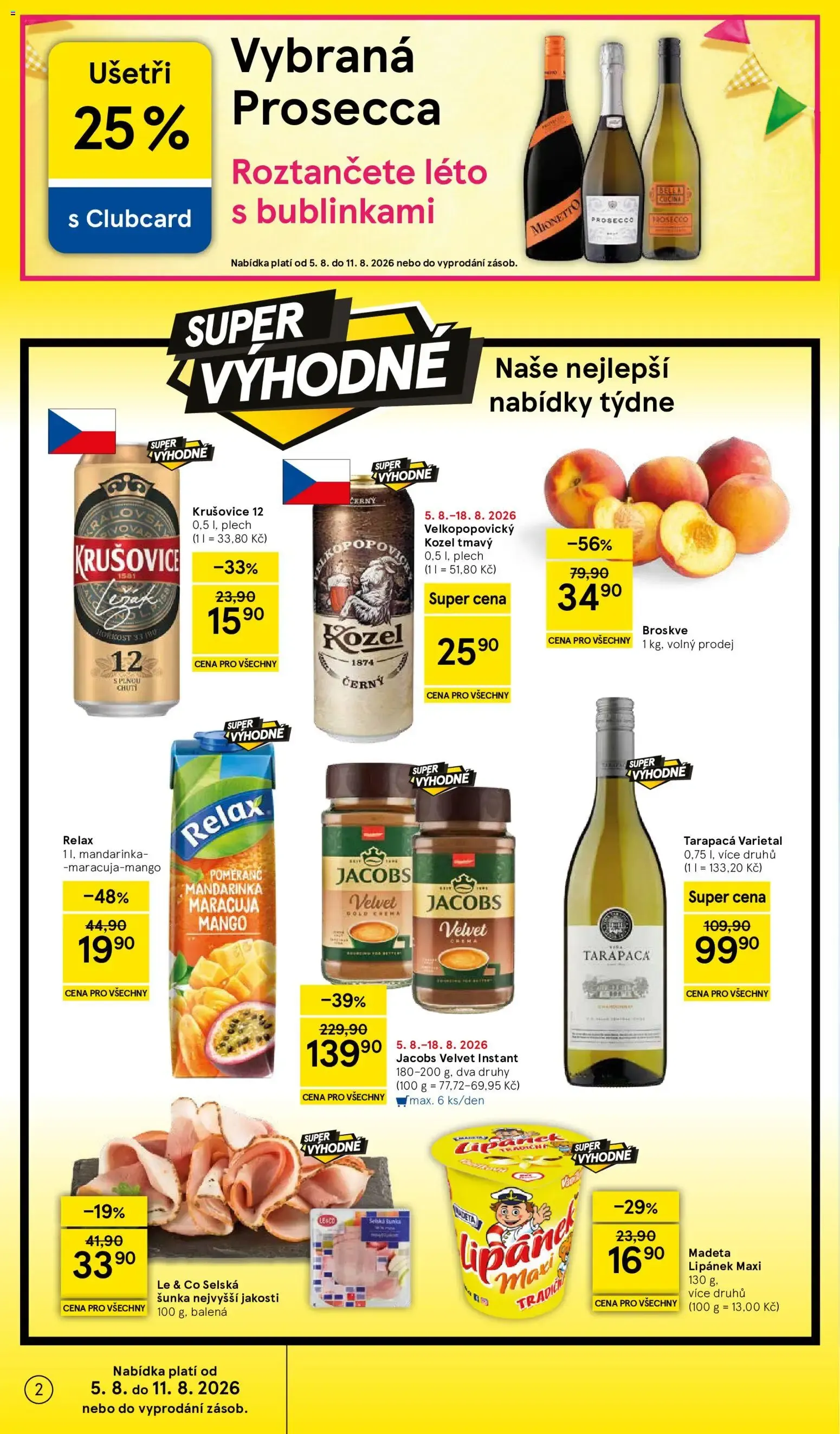 Tesco Supermarket Ofertas Semanales - 5. srpna 11. srpna 2026 - Page 2