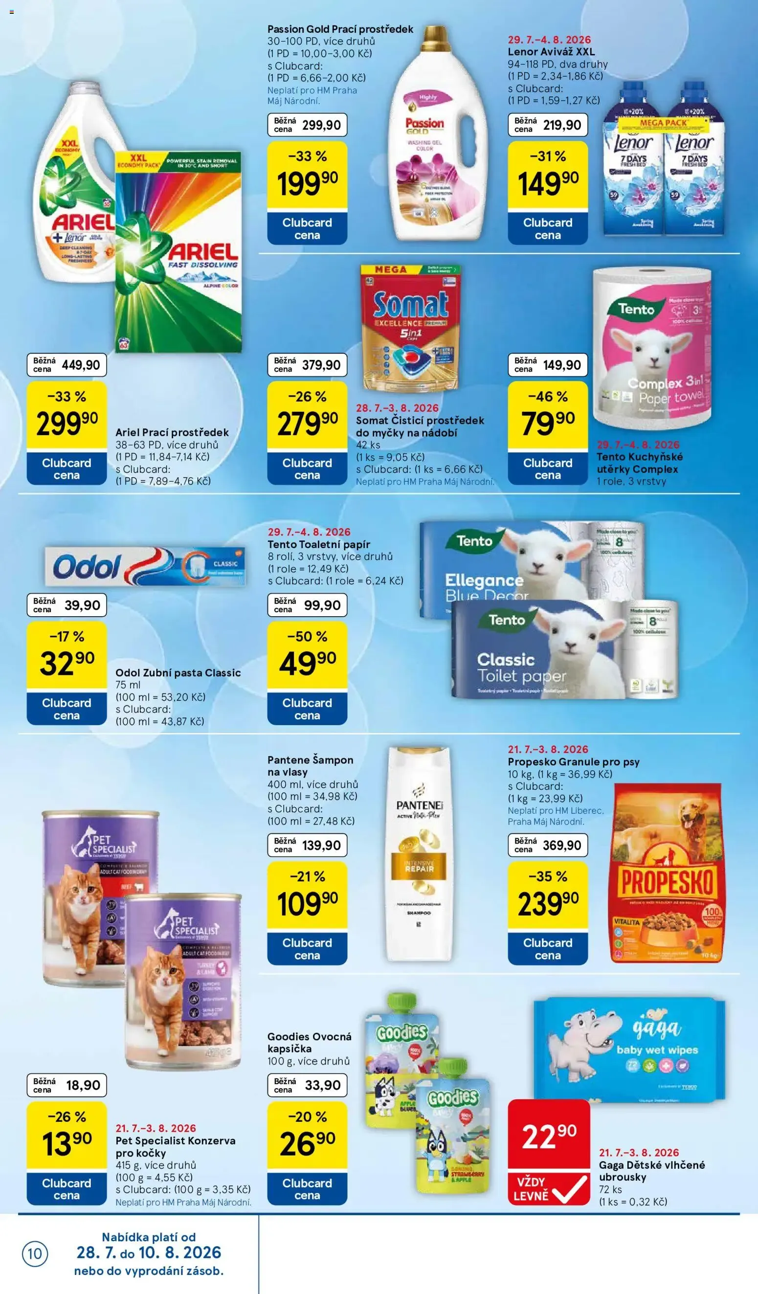 Tesco leták na tento + příští týden 29.07.2026 - 29. července 4. srpna 2026 - Page 10