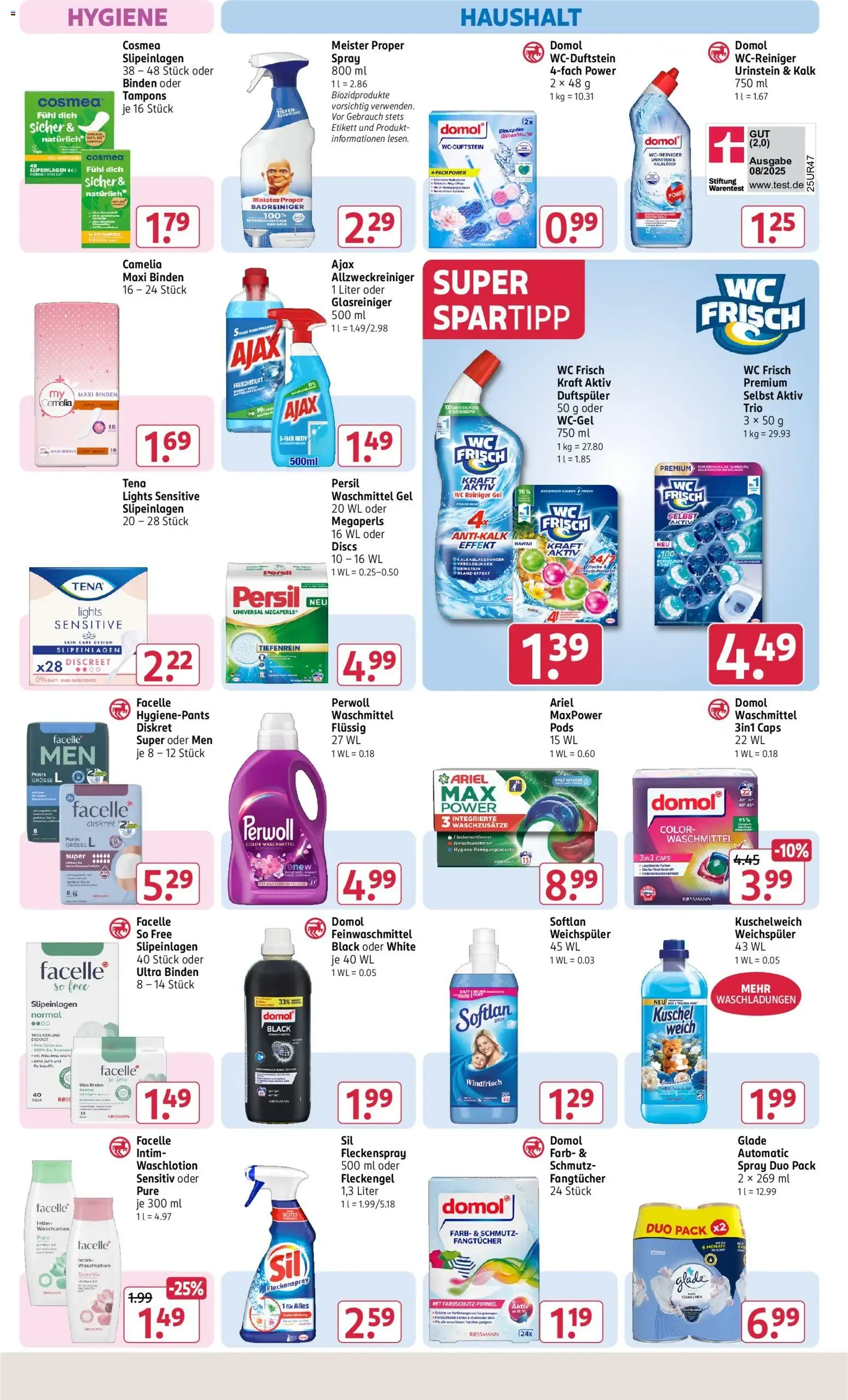 Rossmann Mein Drogeriemarkt von 24. August bis 28. August 2026 - Prospekt seite 15