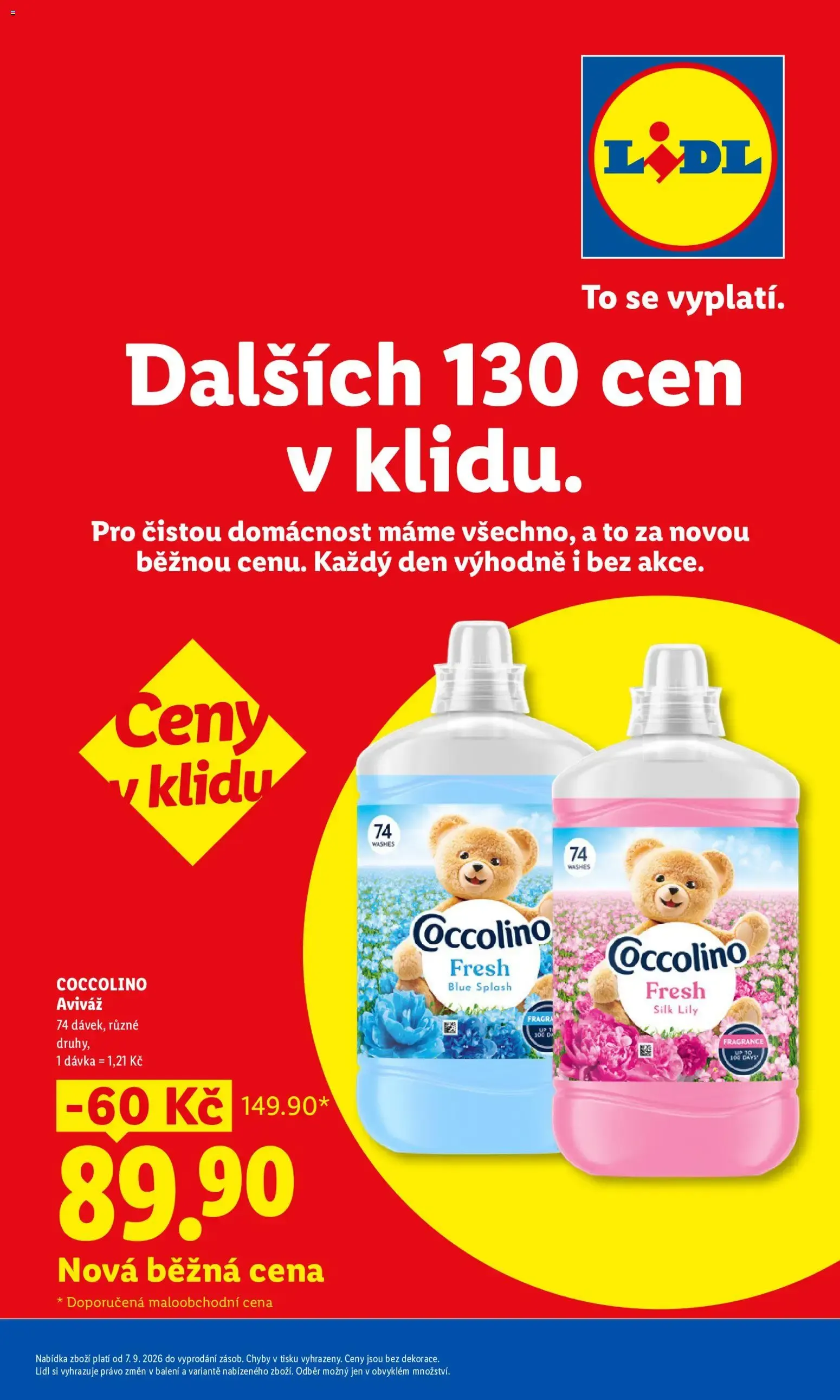 Lidl leták od 07.09.2026 - Nový akční leták - 7. září 30. listopadu 2026 - Page 1