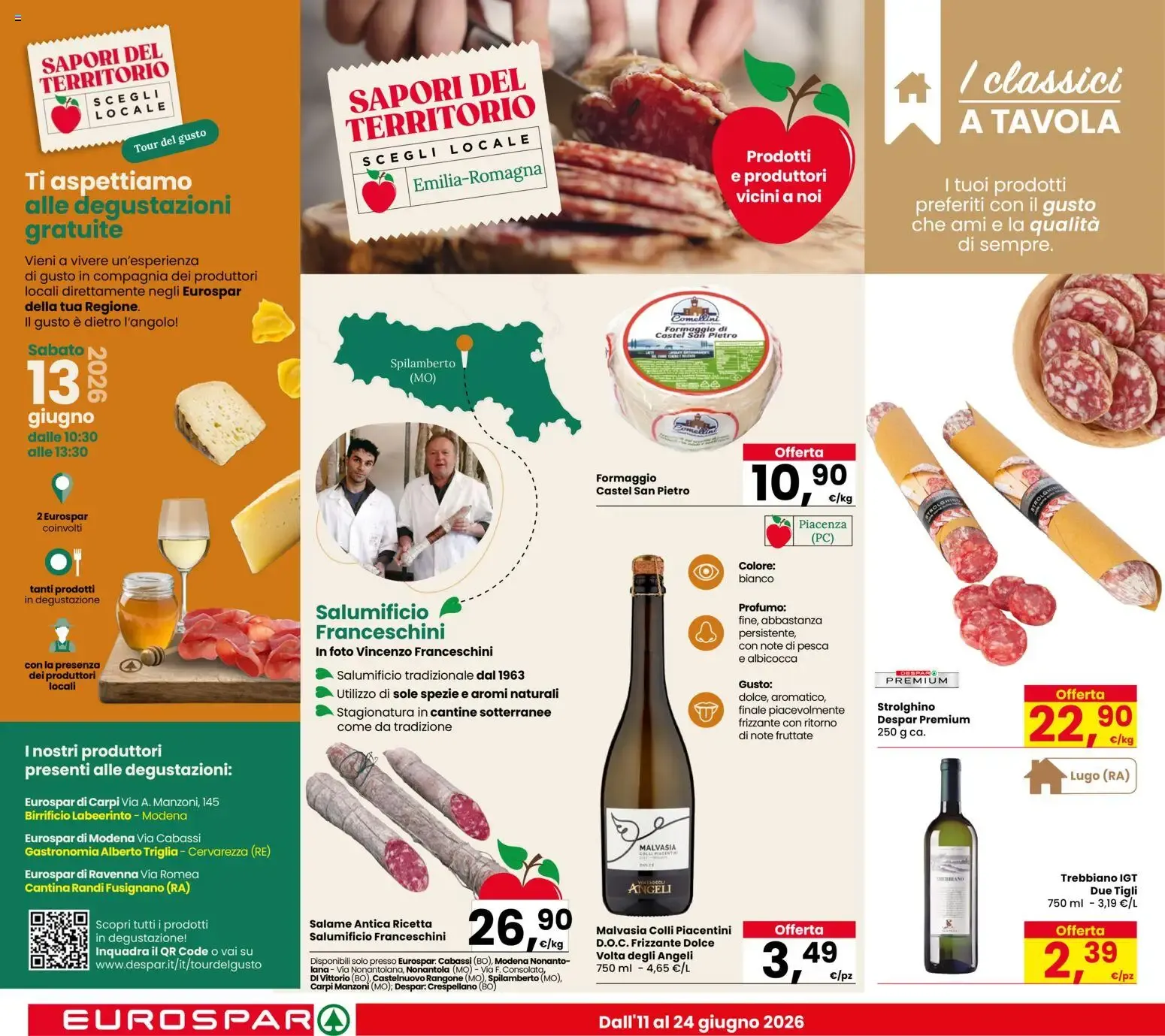 Eurospar Fresche Offerte da 11 giugno a 24 giugno di 2026 - Pagina del volantino 10