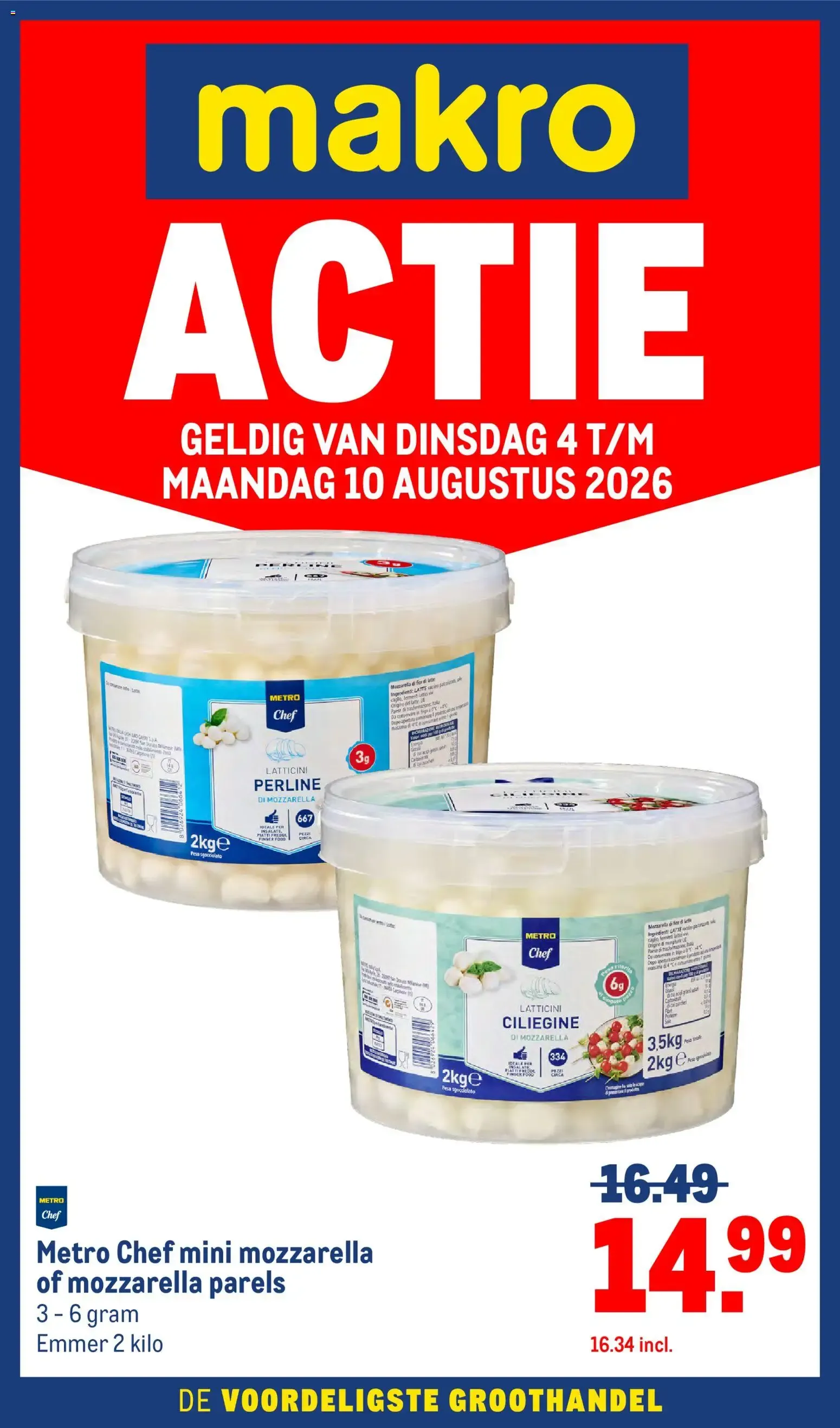 Makro ACTIE van 4 augustus tot 10 augustus 2026 - Folder pagina 1