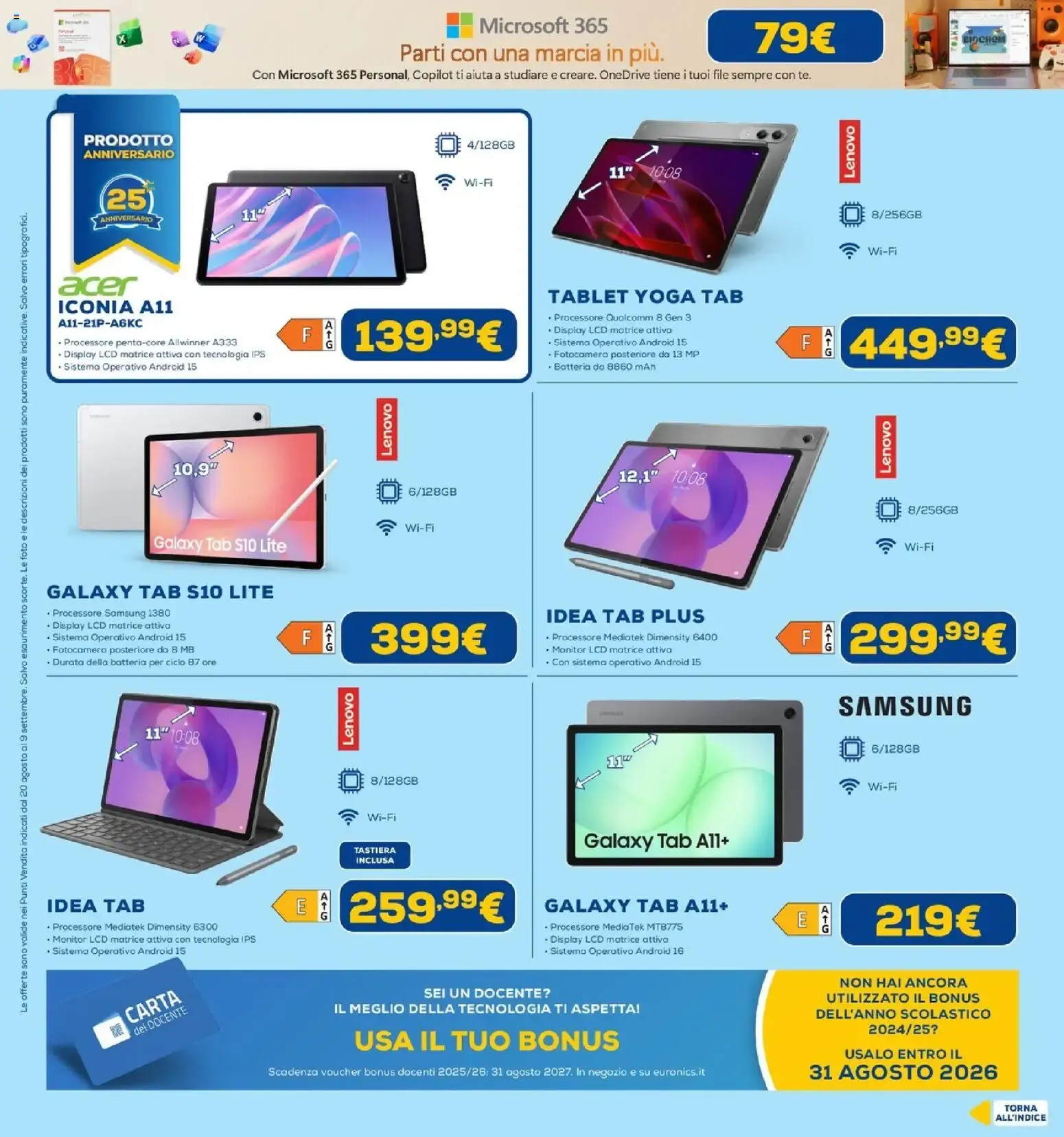 BACK TO EURONICS da 20 agosto a 9 settembre di 2026 - Pagina del volantino 8