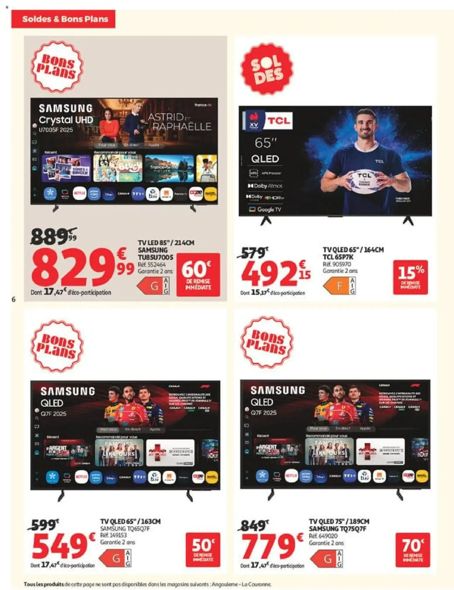 Auchan - Soldes & Bons Plans du 24 juin au 21 juillet 2026 - Catalogue page 6