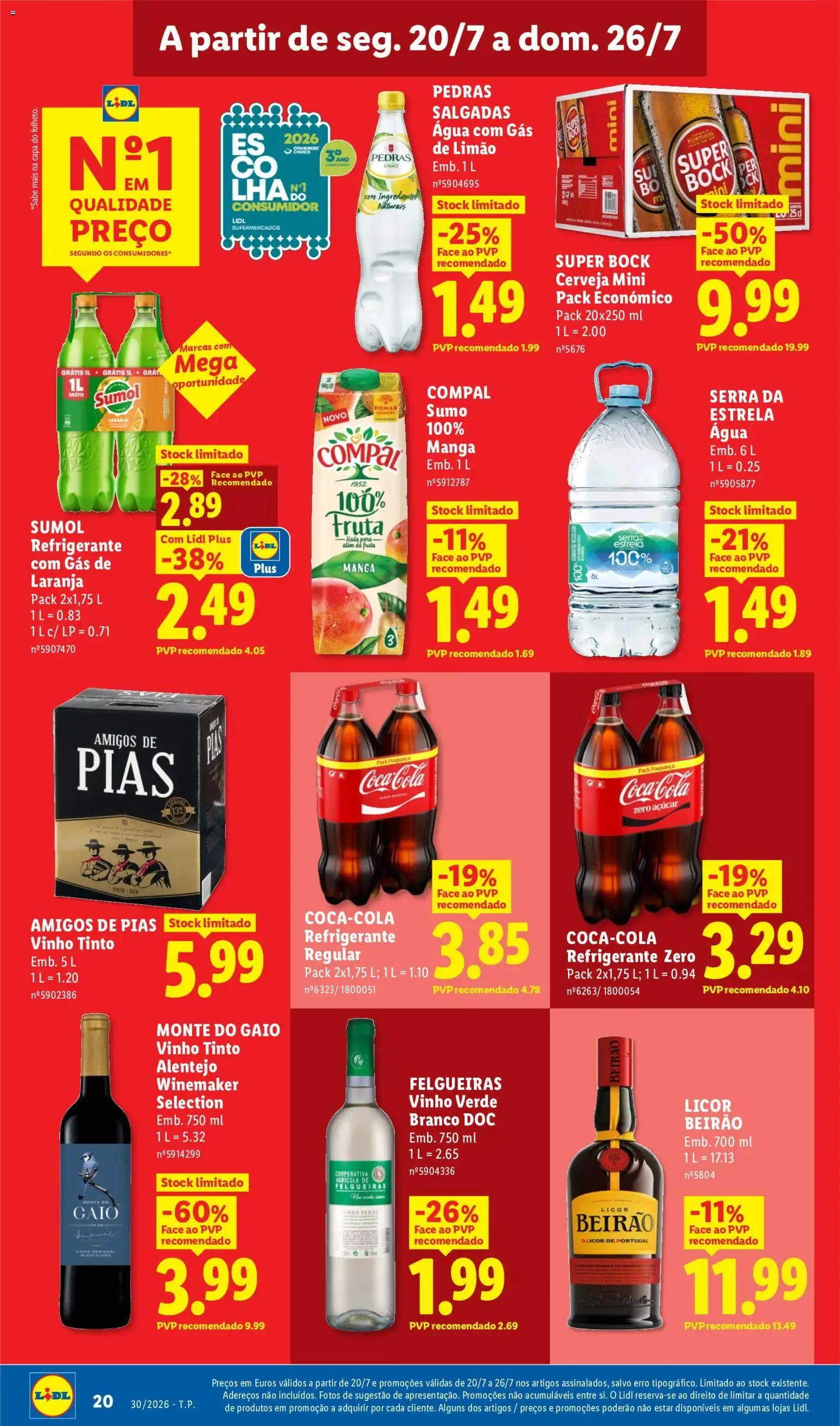 Folheto Lidl folheto » de 20/07/2026 - 26/07/2026 de 20 de julho até 26 de julho 2026 - Pagina 20