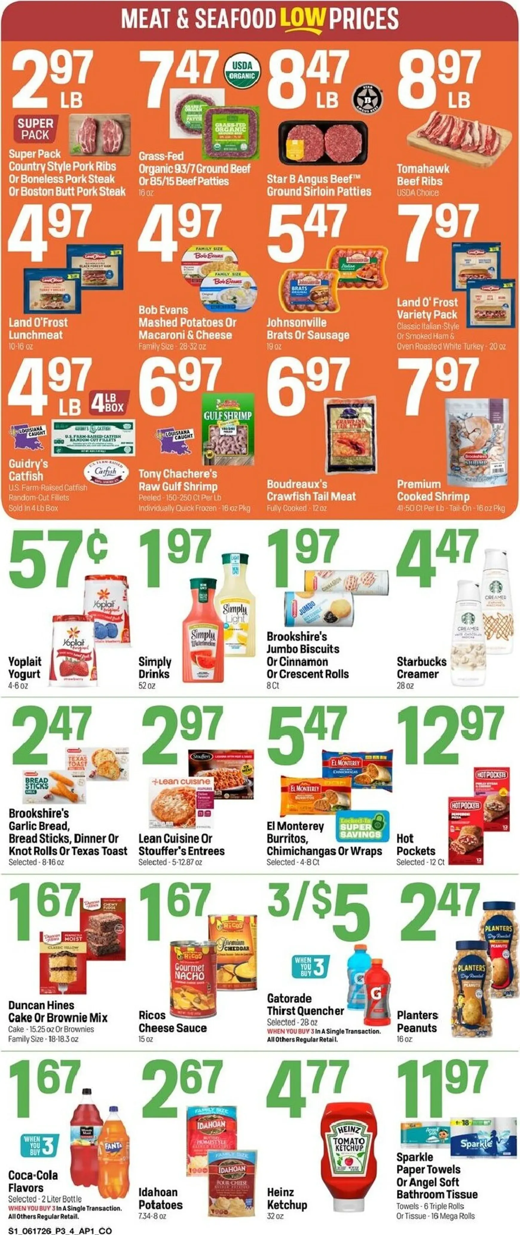Weekly ad Current Super 1 Foods leaflet valid from Wednesday 06/17/2026 to Tuesday 06/23/2026 from June 17 to June 23 2026 - Page 3