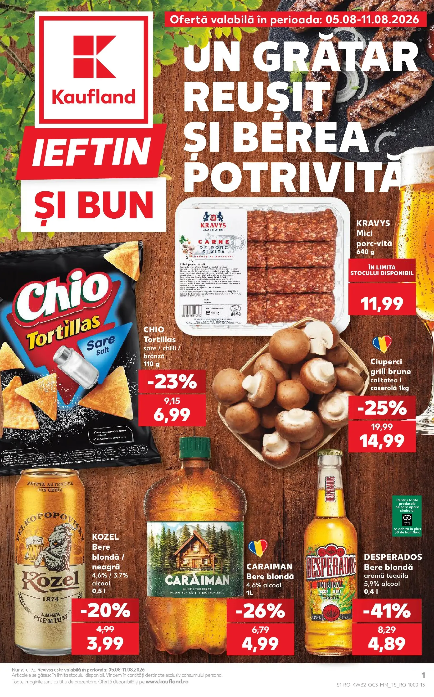 Kaufland: Un grătar reușit și berea potrivită
