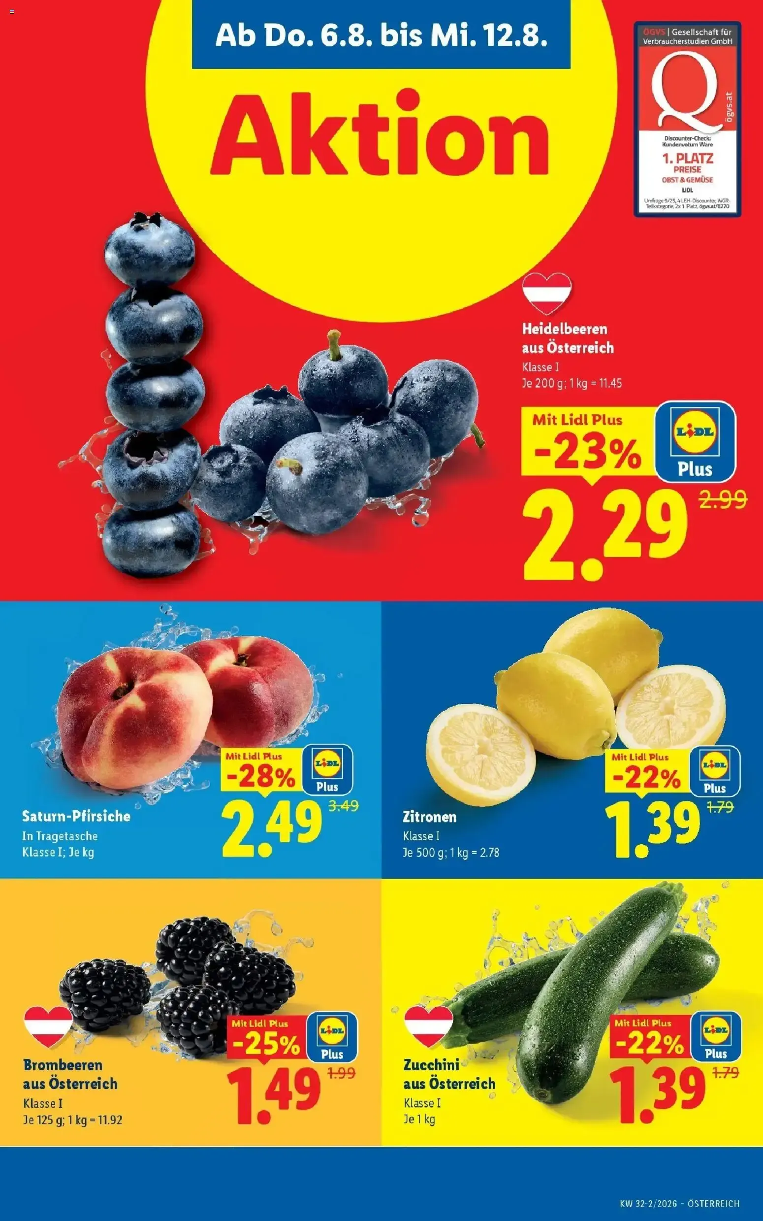 Lidl Plus: Österreichs günstigste Preise von 6. August bis 8. August 2026 - Flugblätt seite  5