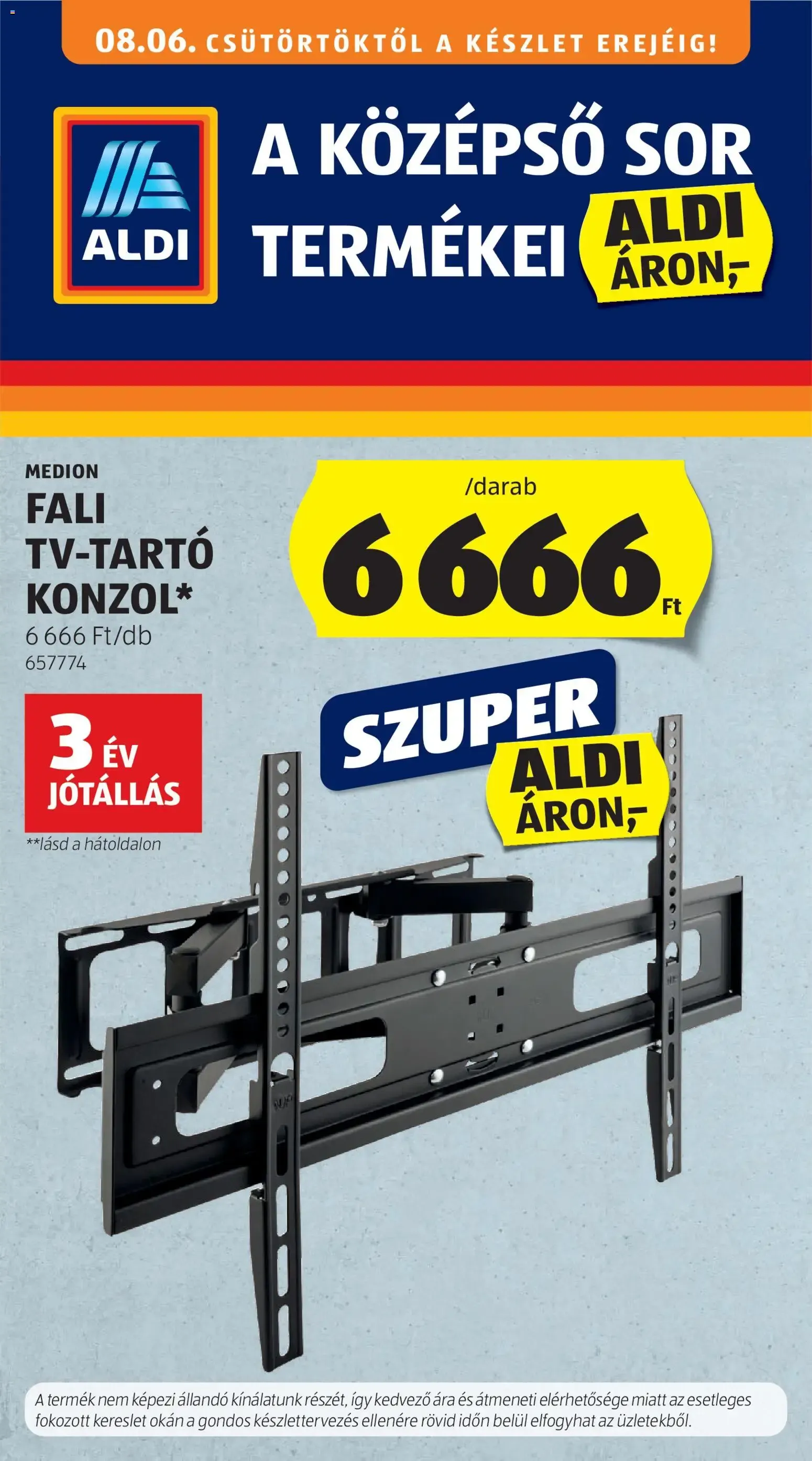 Katalógus Aldi Középső sor termékei - 2026.08.06. -tól/töl > akció, lapozható szórólap 🛍️ augusztus 6.-tól augusztus 12.-ig 2026. - Oldal 1