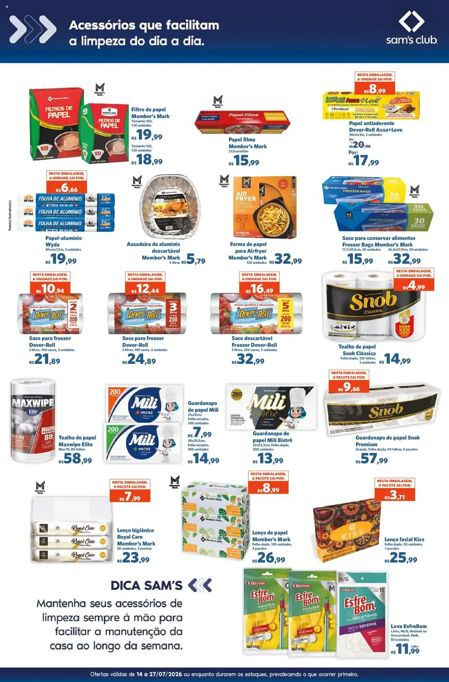 Encarte de Sam's Club ofertas Casa Limpa de 14/07/2026 | Promoções Online 14 de julho até 27 de julho 2026 - Pagina 6