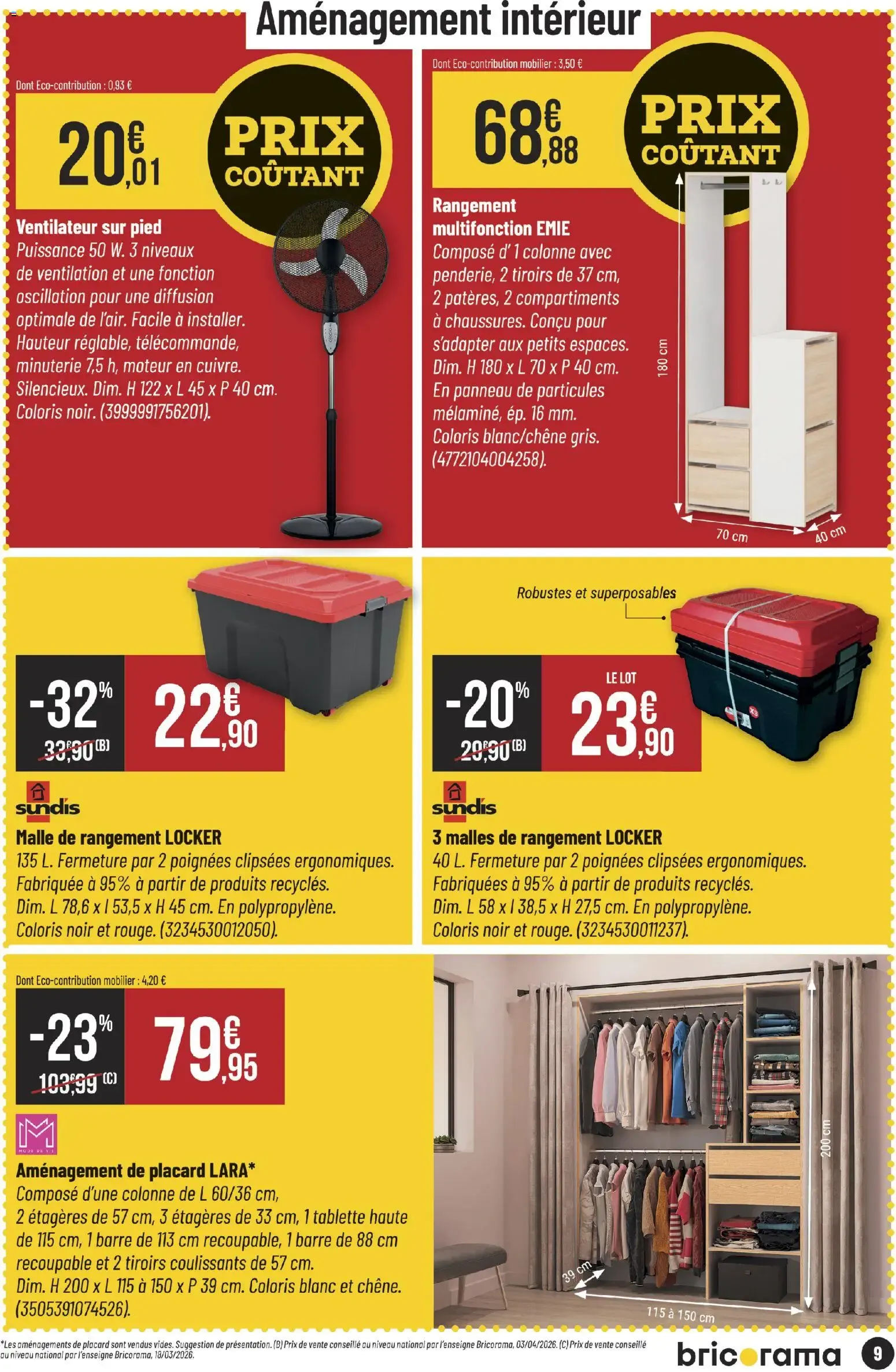 Bricorama catalogue à partir du 17/06/2026 - promo en ligne du 17 juin au 28 juin 2026 - Catalogue page 9