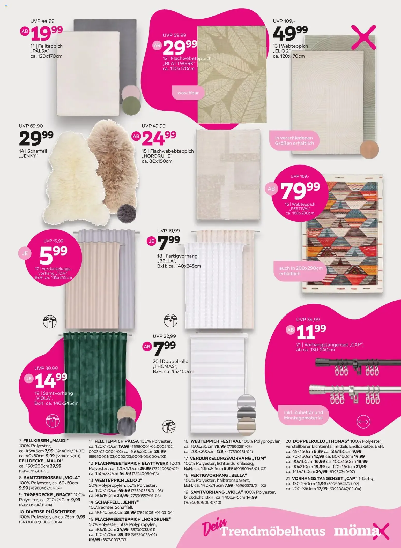 Mömax Pink Shopping: 25% en muebles y 20% en otros productos von 31. August bis 29. September 2026 - Prospekt seite 15