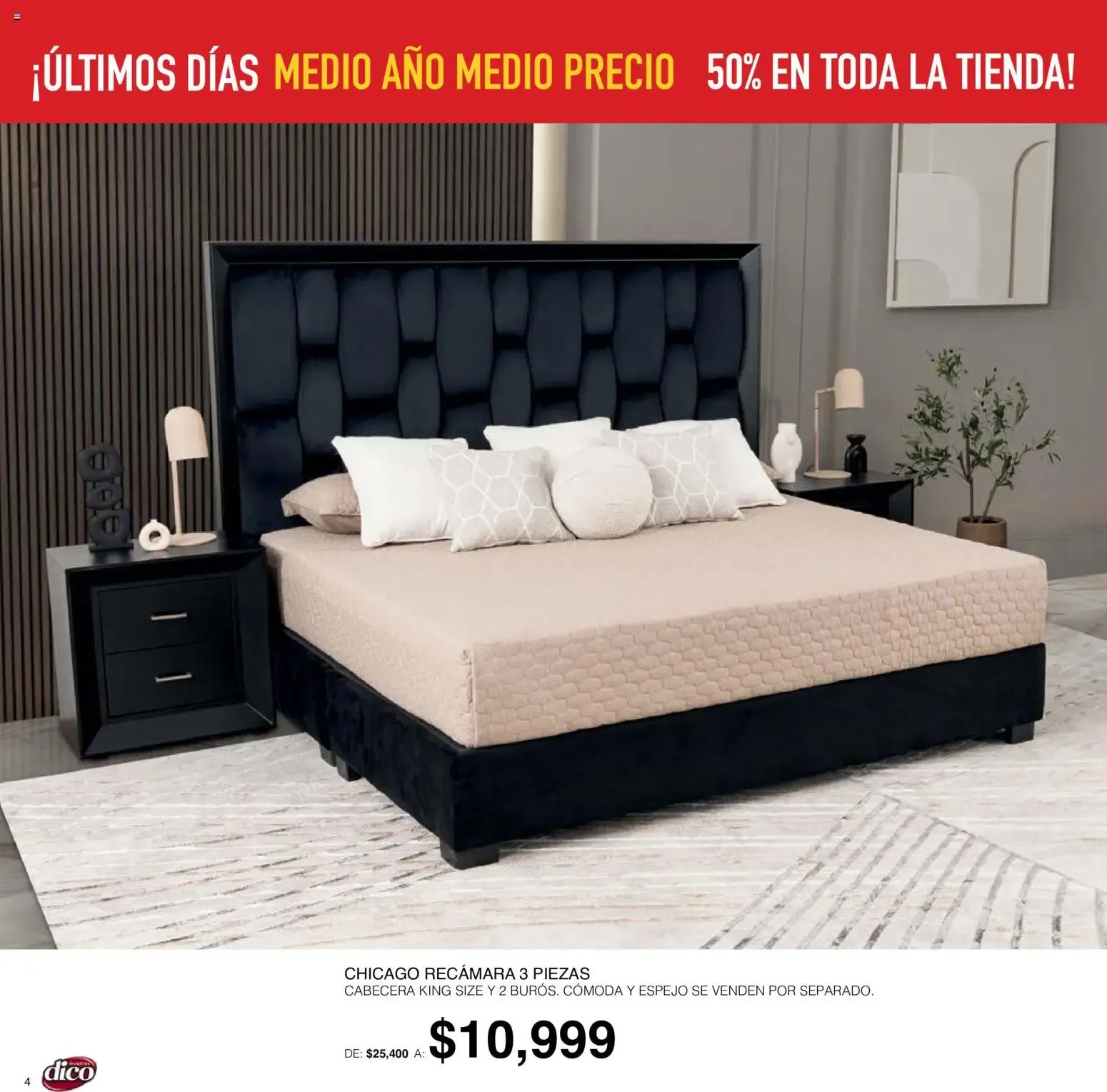 Catálogo de Muebles Dico: ¡Últimos Días! Medio Año Medio Precio, 50% en toda la tienda 1 de octubre al 6 de octubre 2026 - Pagina 4