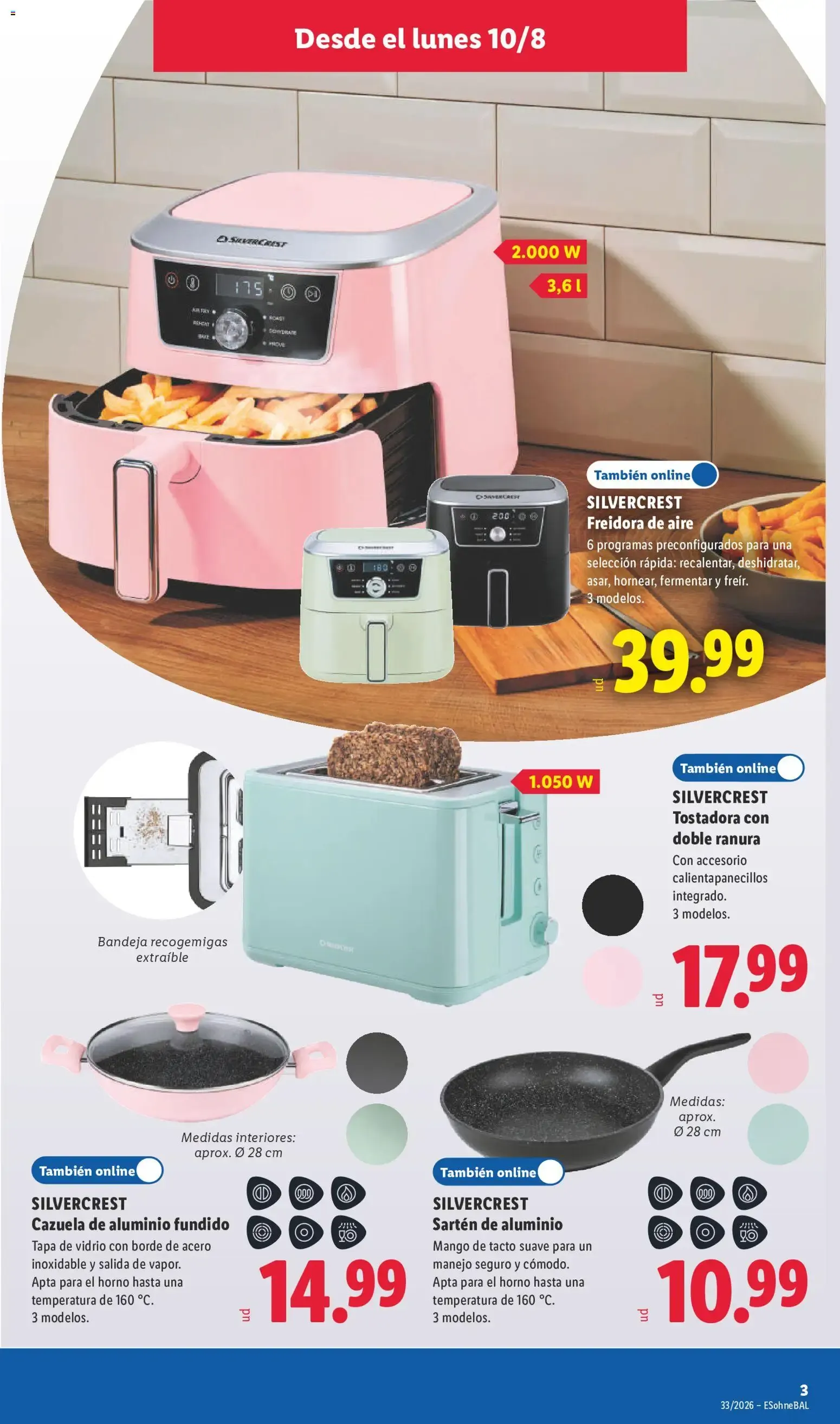 Catálogo de Lidl folleto de bazar del 10/08/2026 | Ofertas 10 de agosto al 16 de agosto 2026 - Página 7
