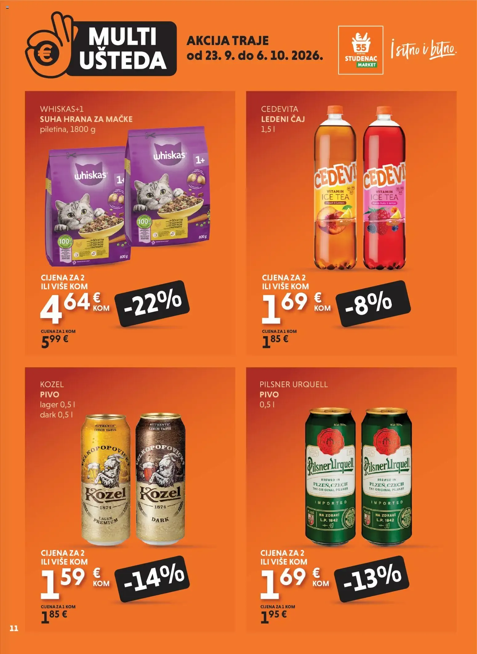 Katalog Multi Ušteda od 23. rujna do 6. listopada 2026. - Pregled Stranica 11