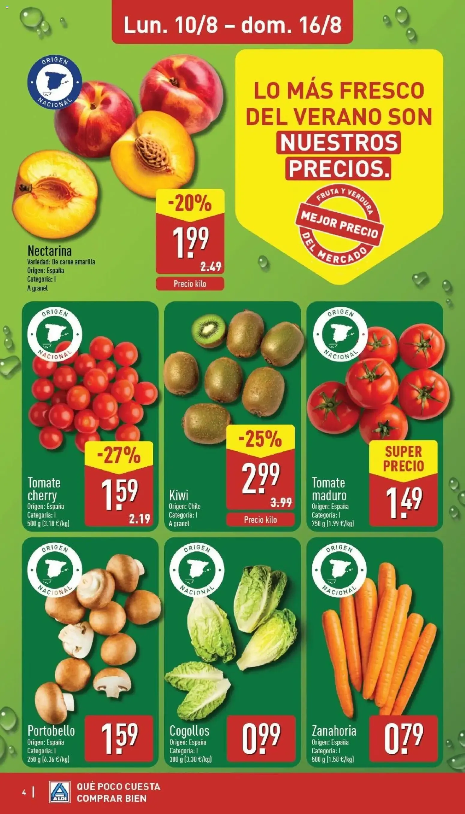 Catálogo de ALDI: Frescura a precios para tirarse a la piscina 10 de agosto al 16 de agosto 2026 - Página 4