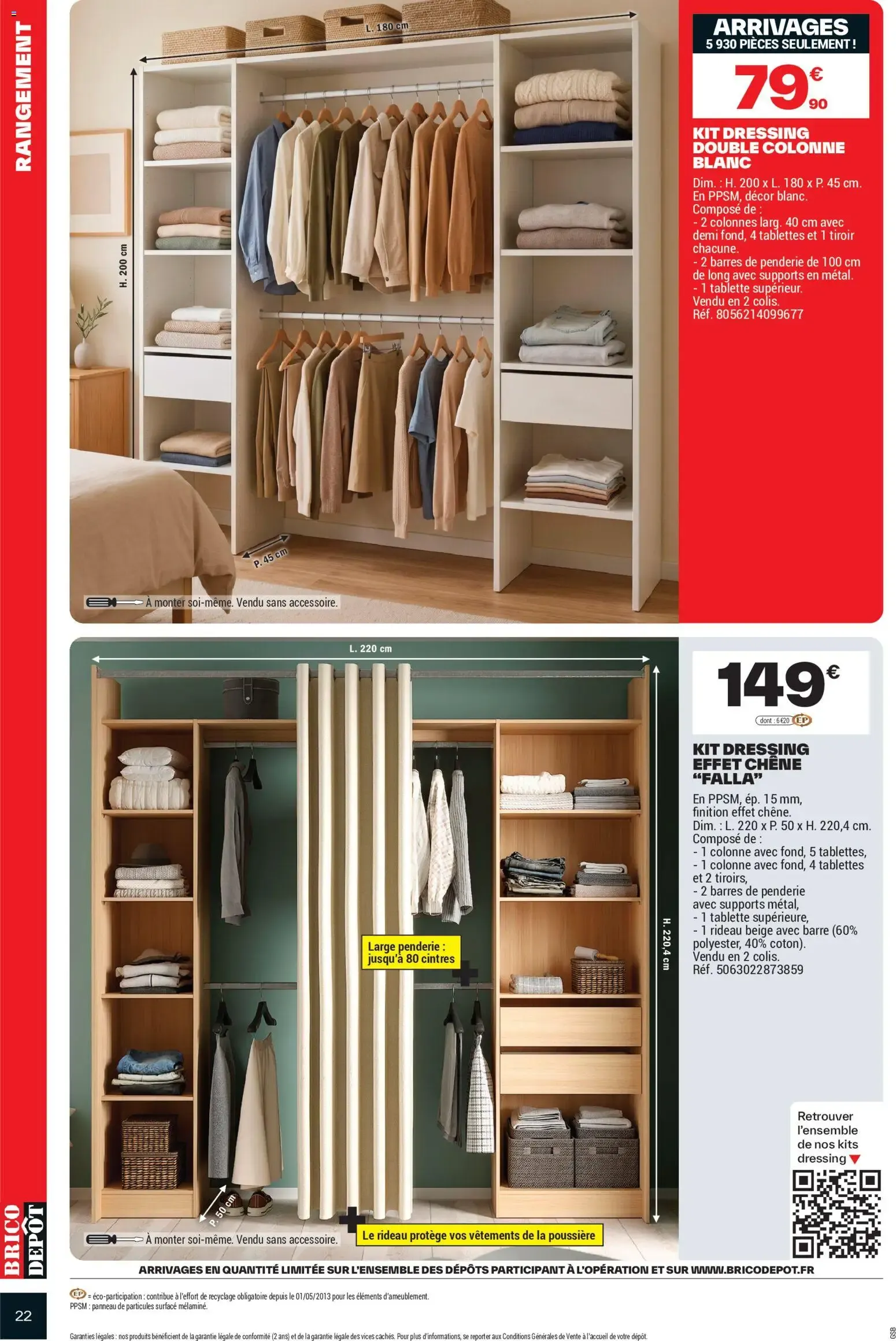 Brico Dépôt catalogue à partir du 11/09/2026 - promo en ligne du 11 septembre au 24 septembre 2026 - Catalogue page 22